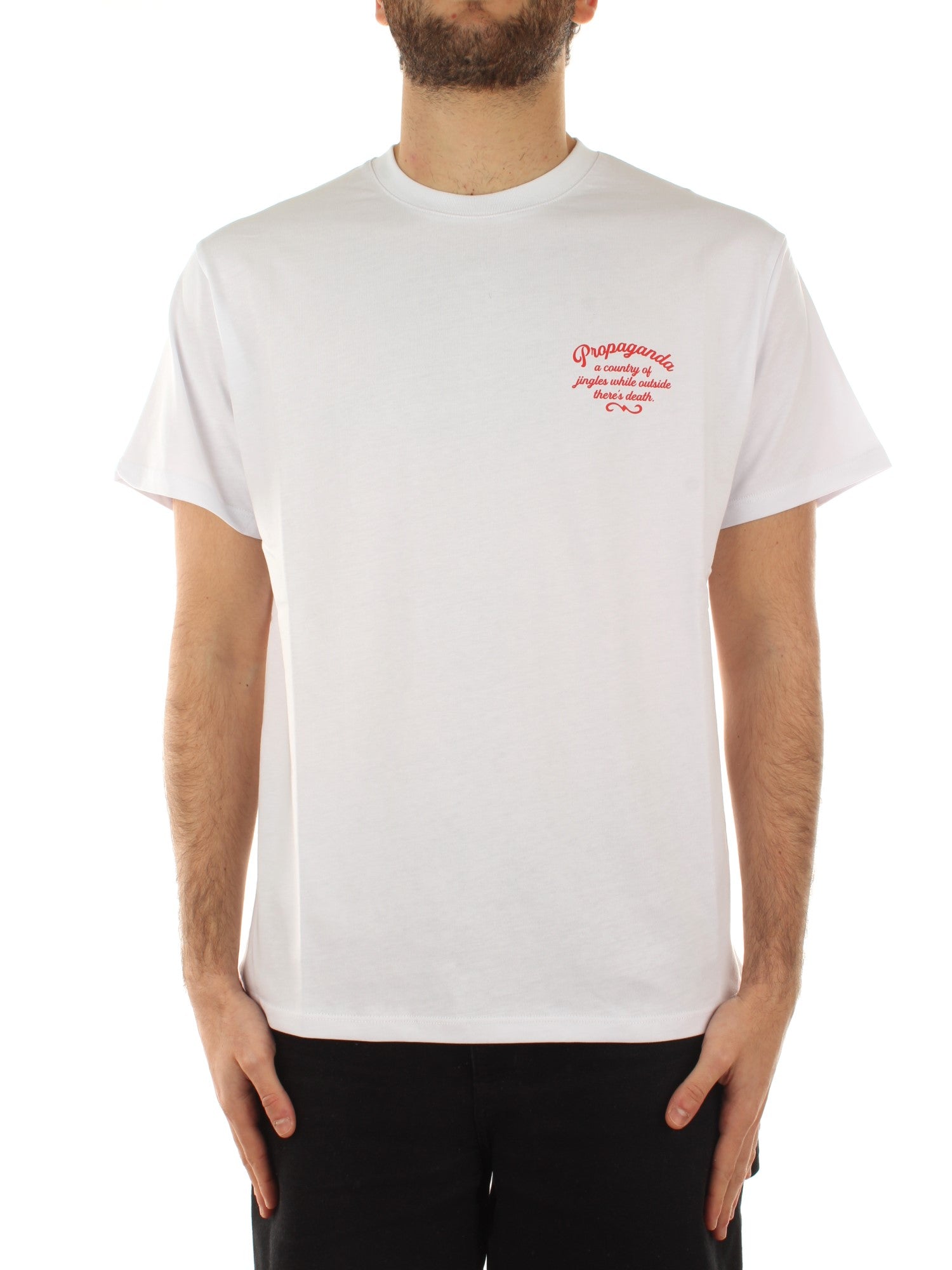 Propaganda T-Shirt M/M Breakfast Bianco