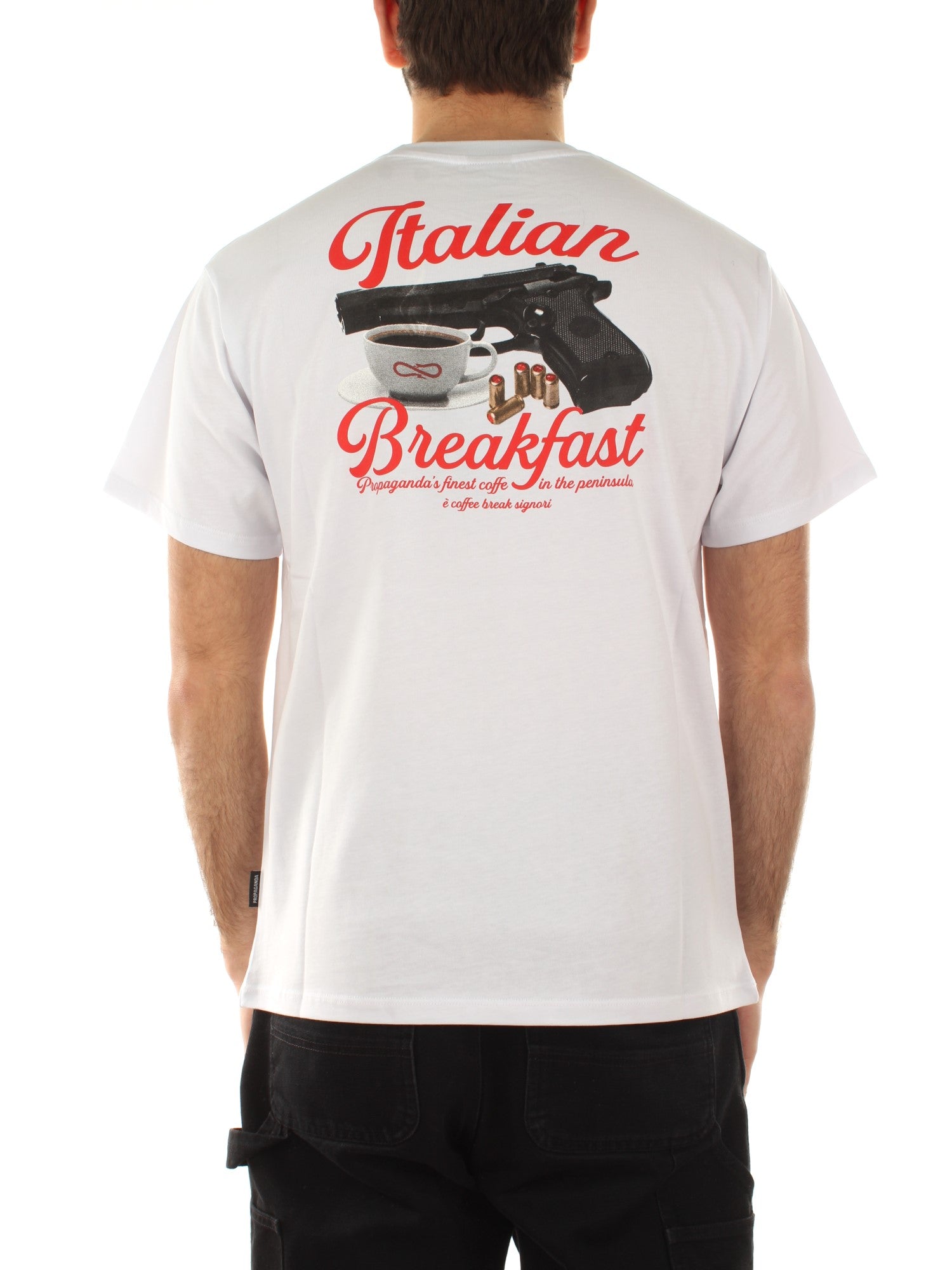 Propaganda T-Shirt M/M Breakfast Bianco