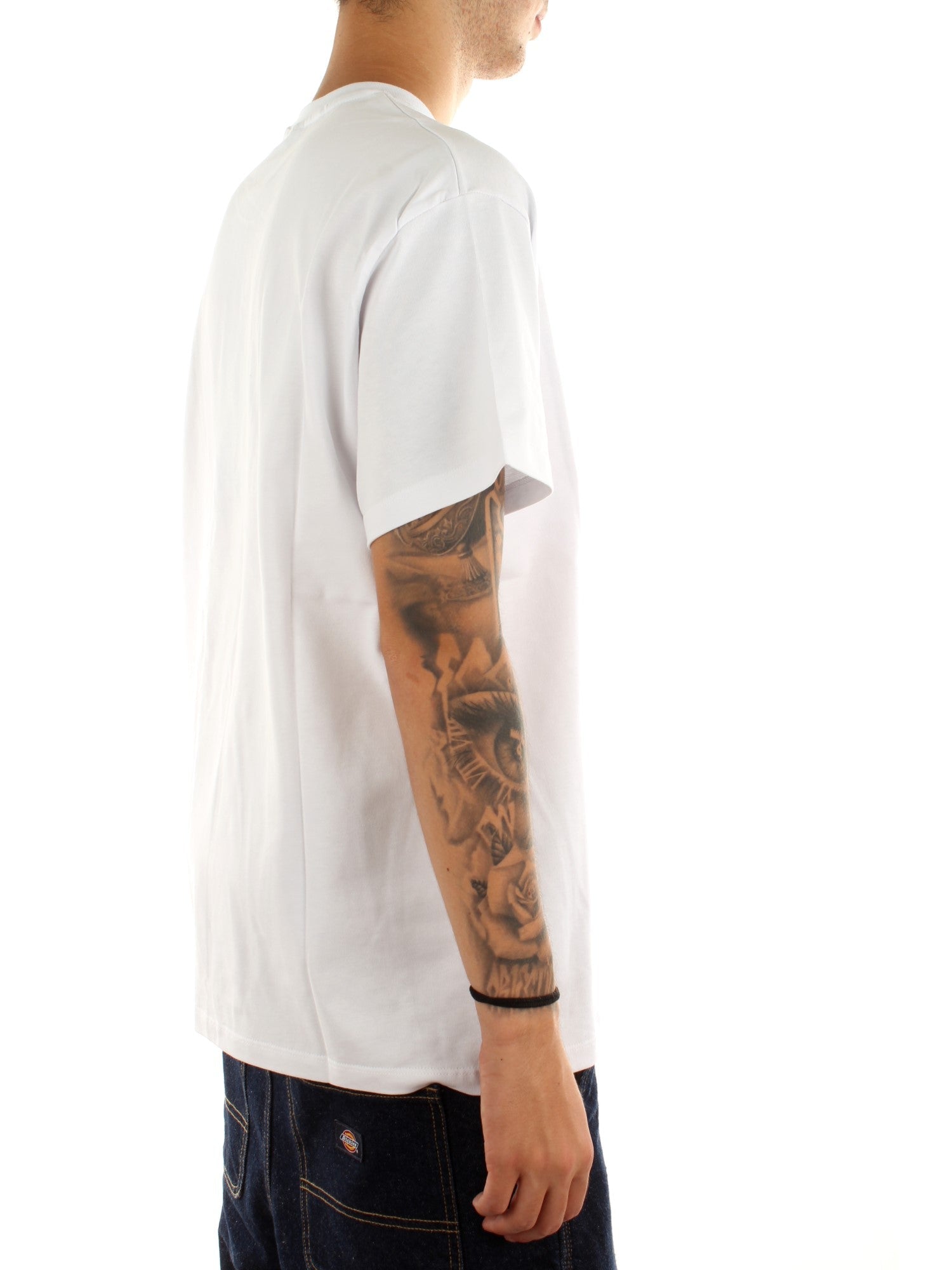 Propaganda T-Shirt M/M Logo Badfate Bianco