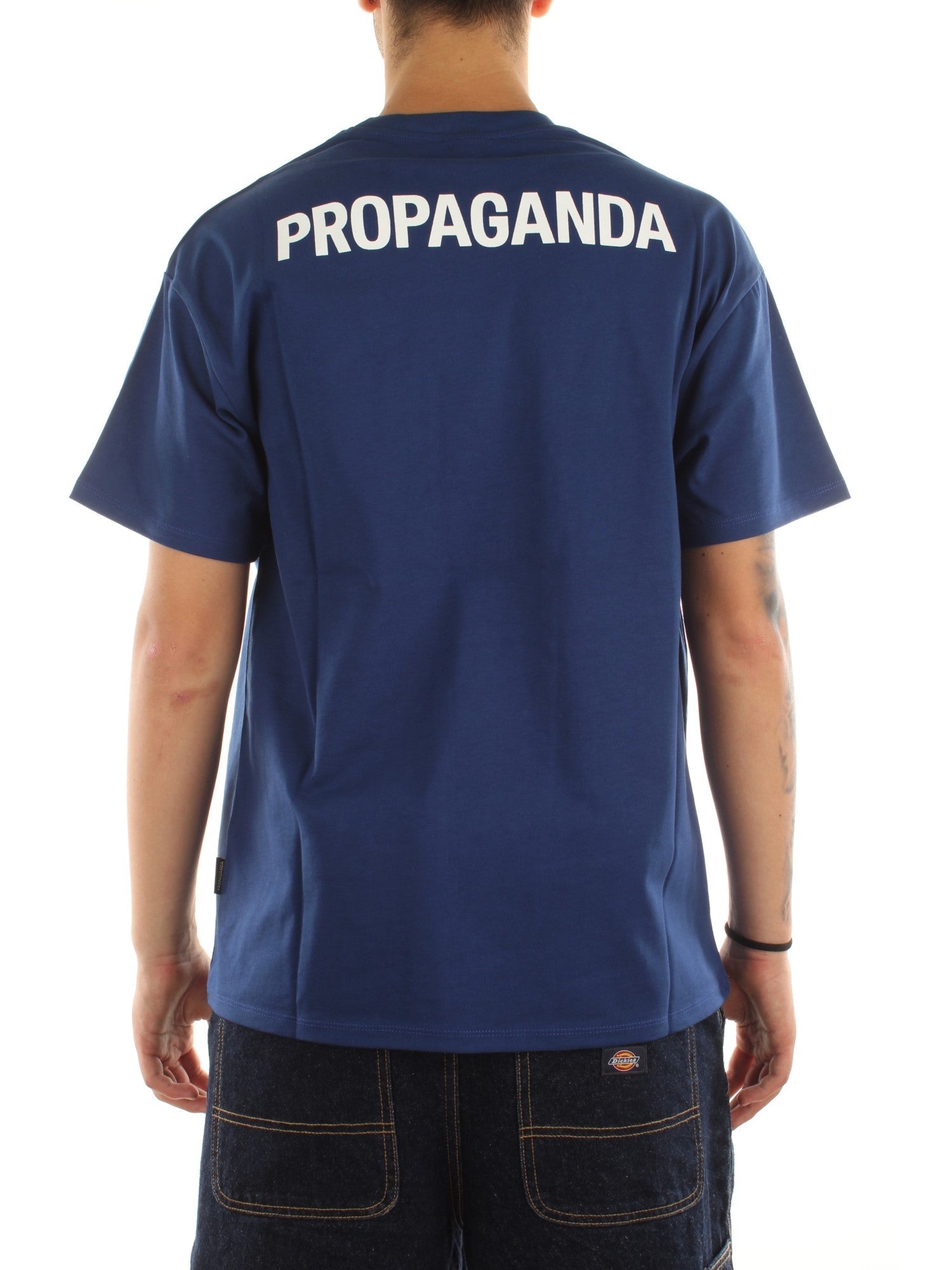 Propaganda T-Shirt M/M Logo Og Blu