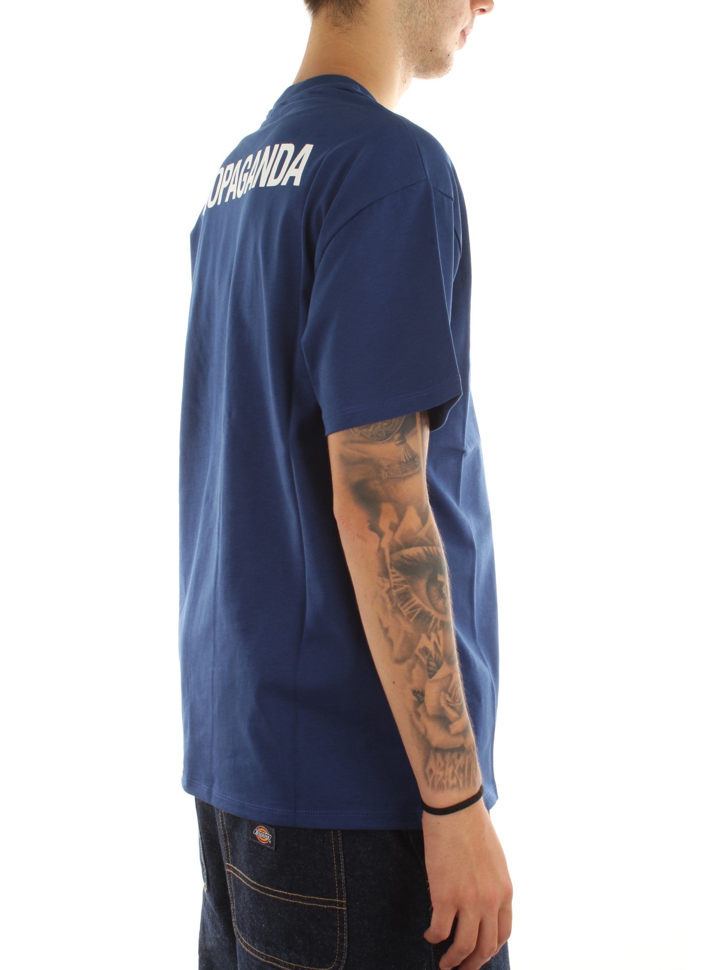 Propaganda T-Shirt M/M Logo Og Blu