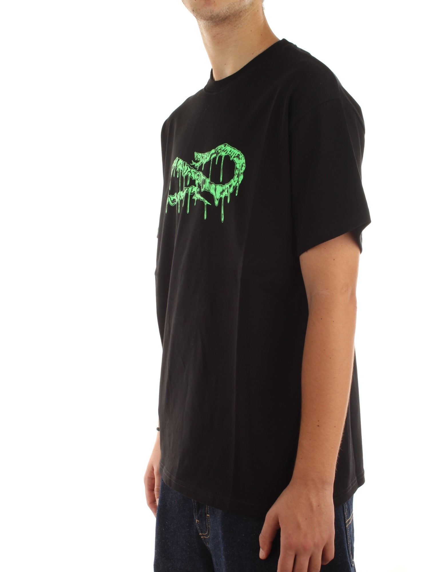 Propaganda T-Shirt M/M Logo Slime Nero