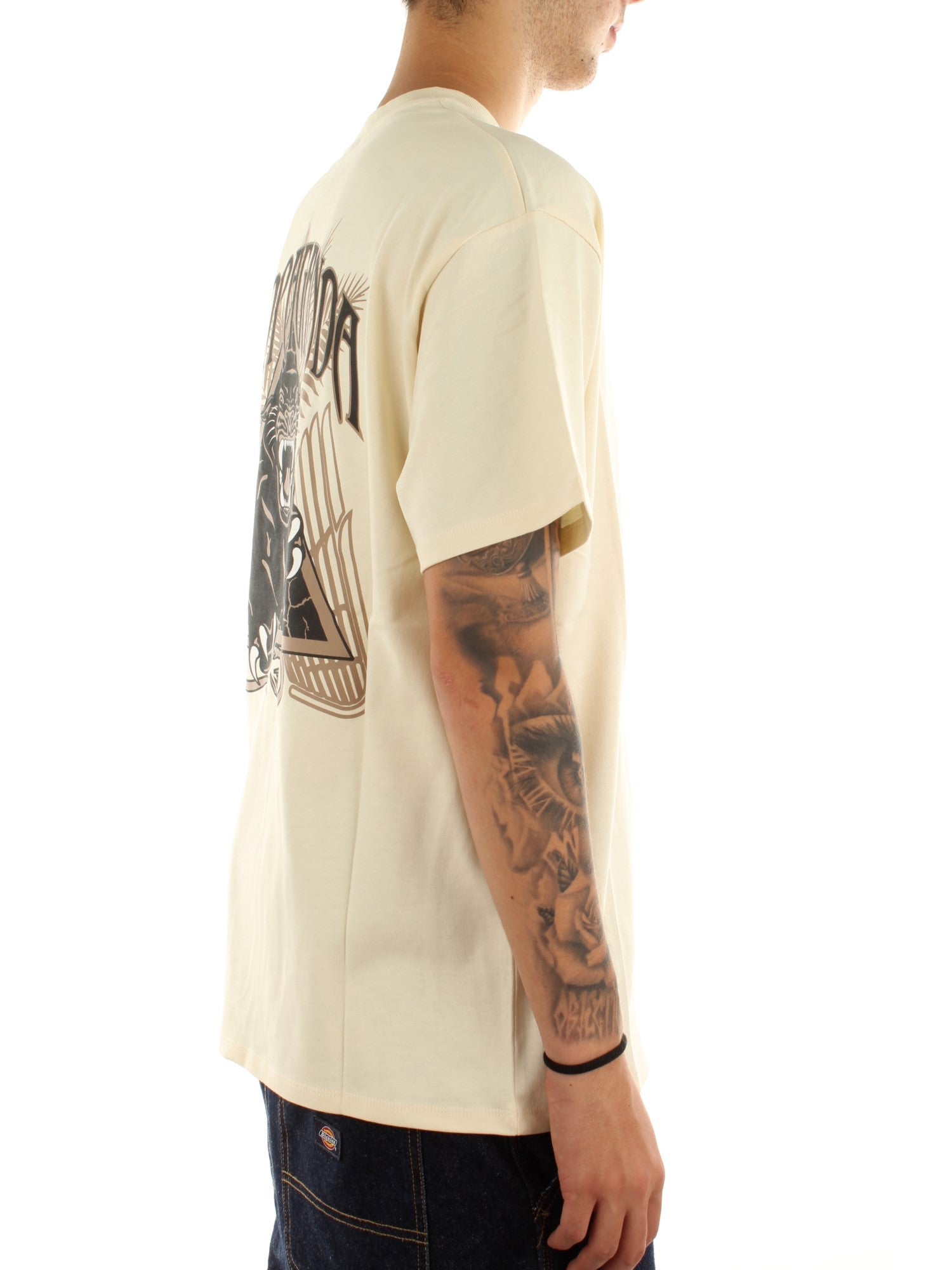 Propaganda T-Shirt M/M Triangle Panther Bianco