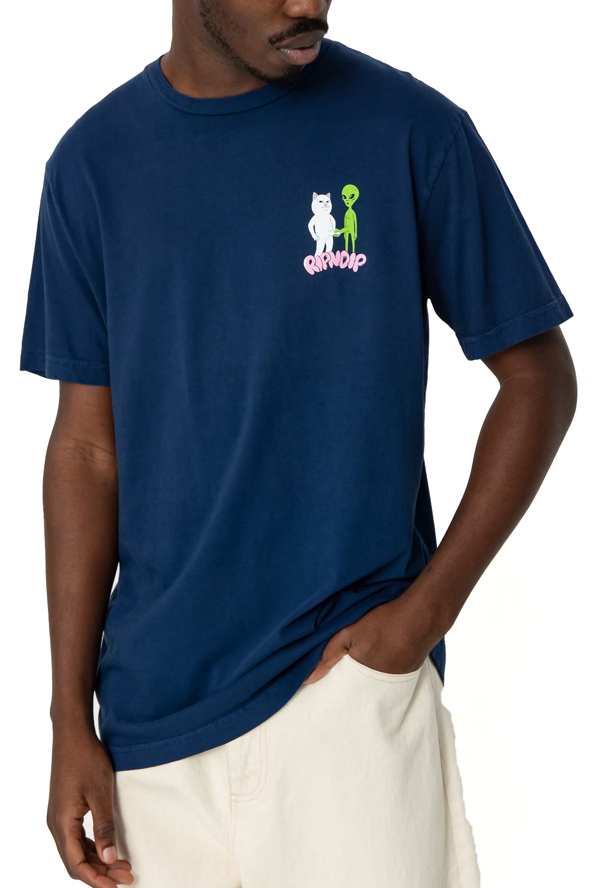 T-SHIRT Blu Ripndip