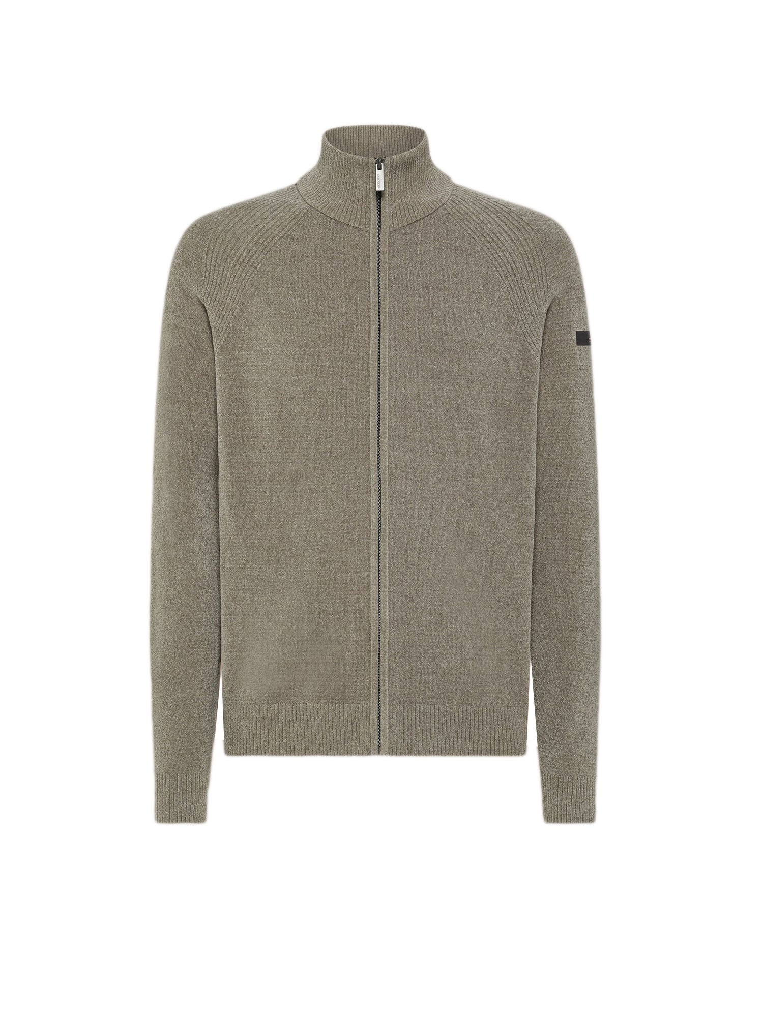 Rrd Velvet Full Zip Knit Beige