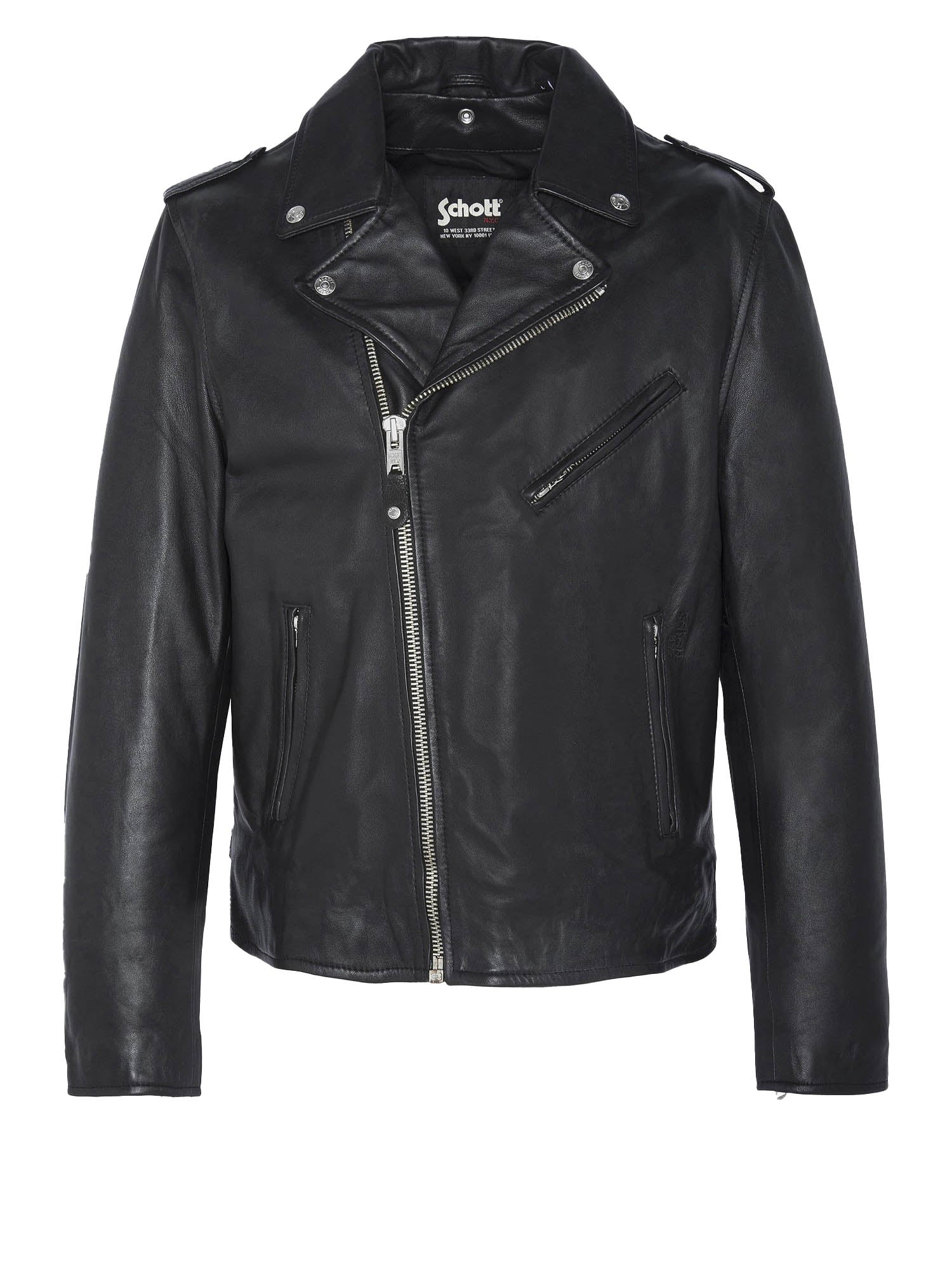 Schott Giacca Fitted Perfecto® Jacket Nero