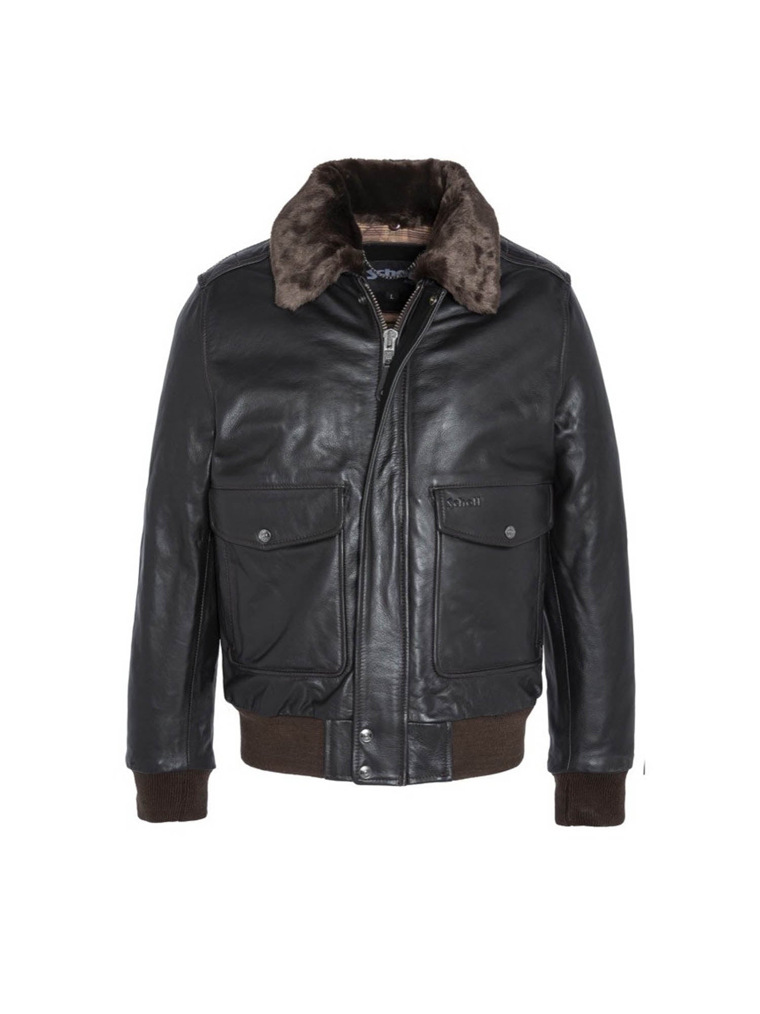 Schott Giacca Vintage A-2 Flight Jacket Marrone