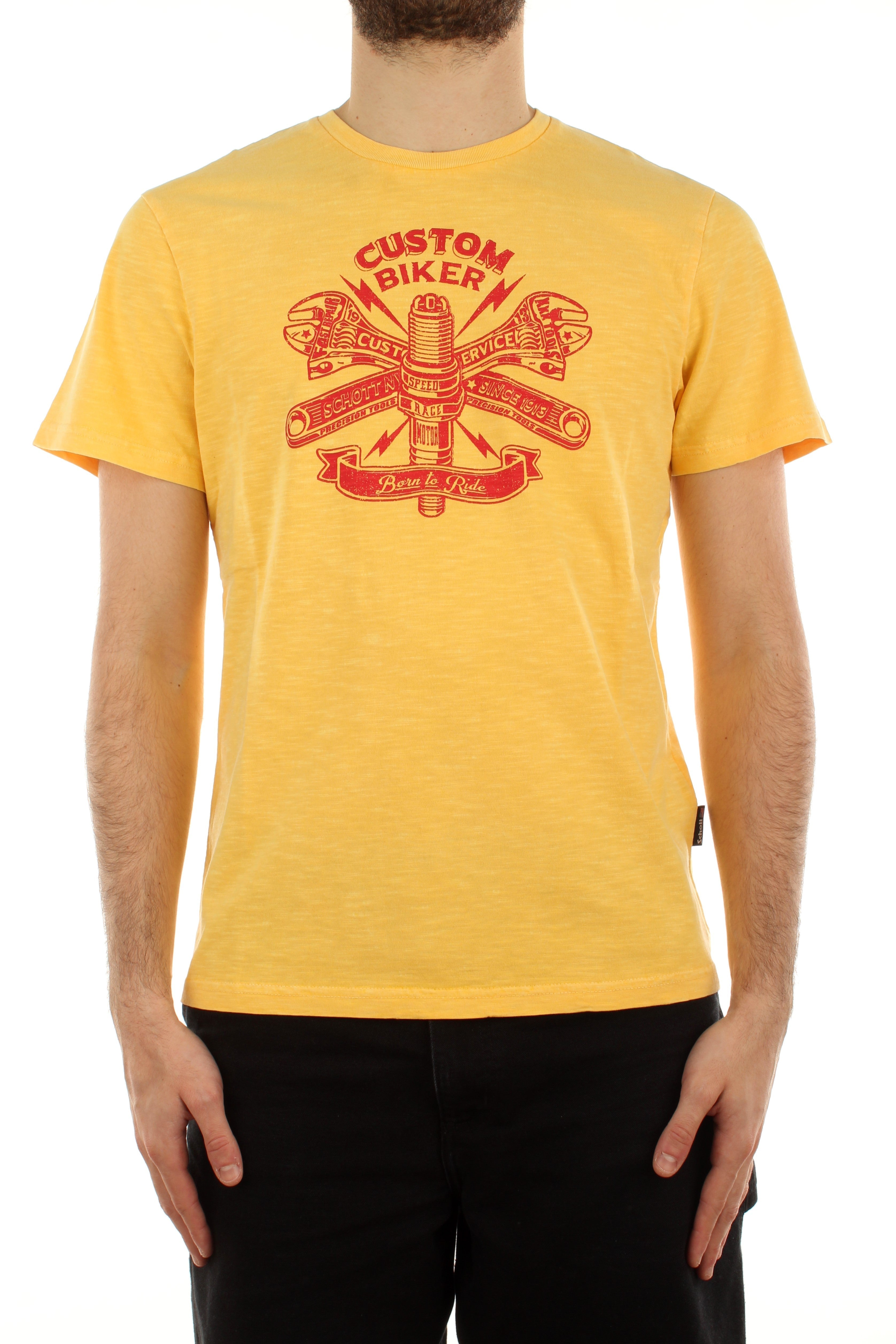 T-SHIRT Giallo Schott