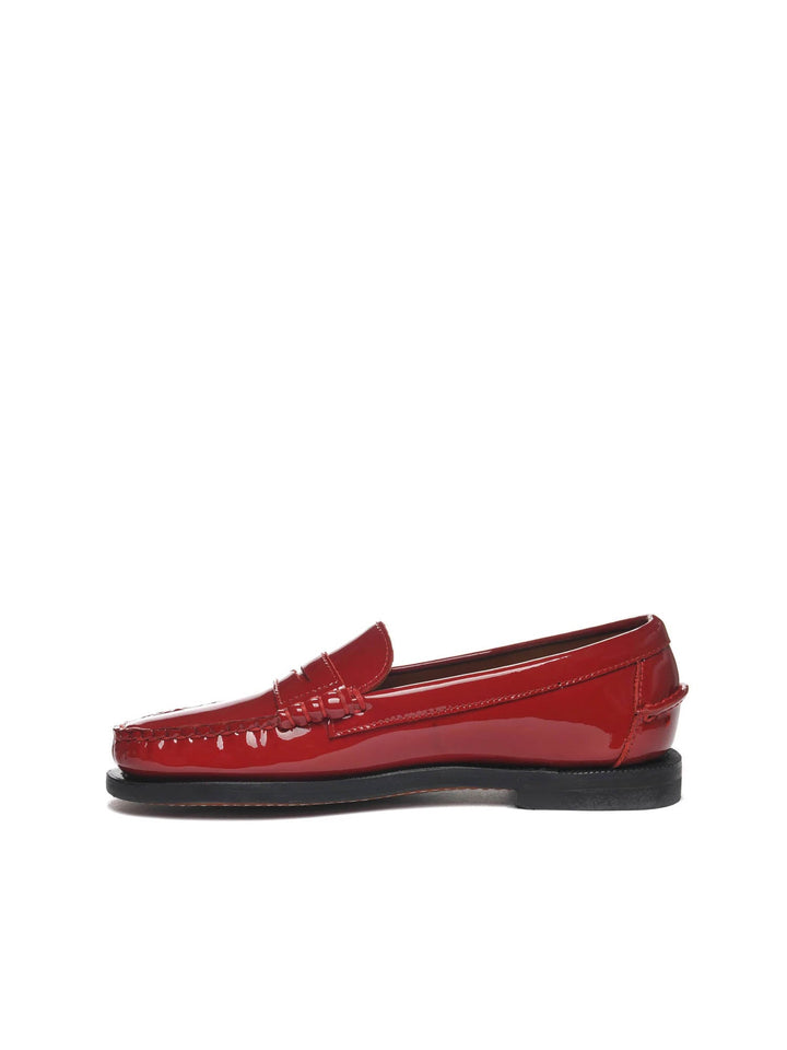 Sebago Classic Dan Patent Leather Woman Rosso