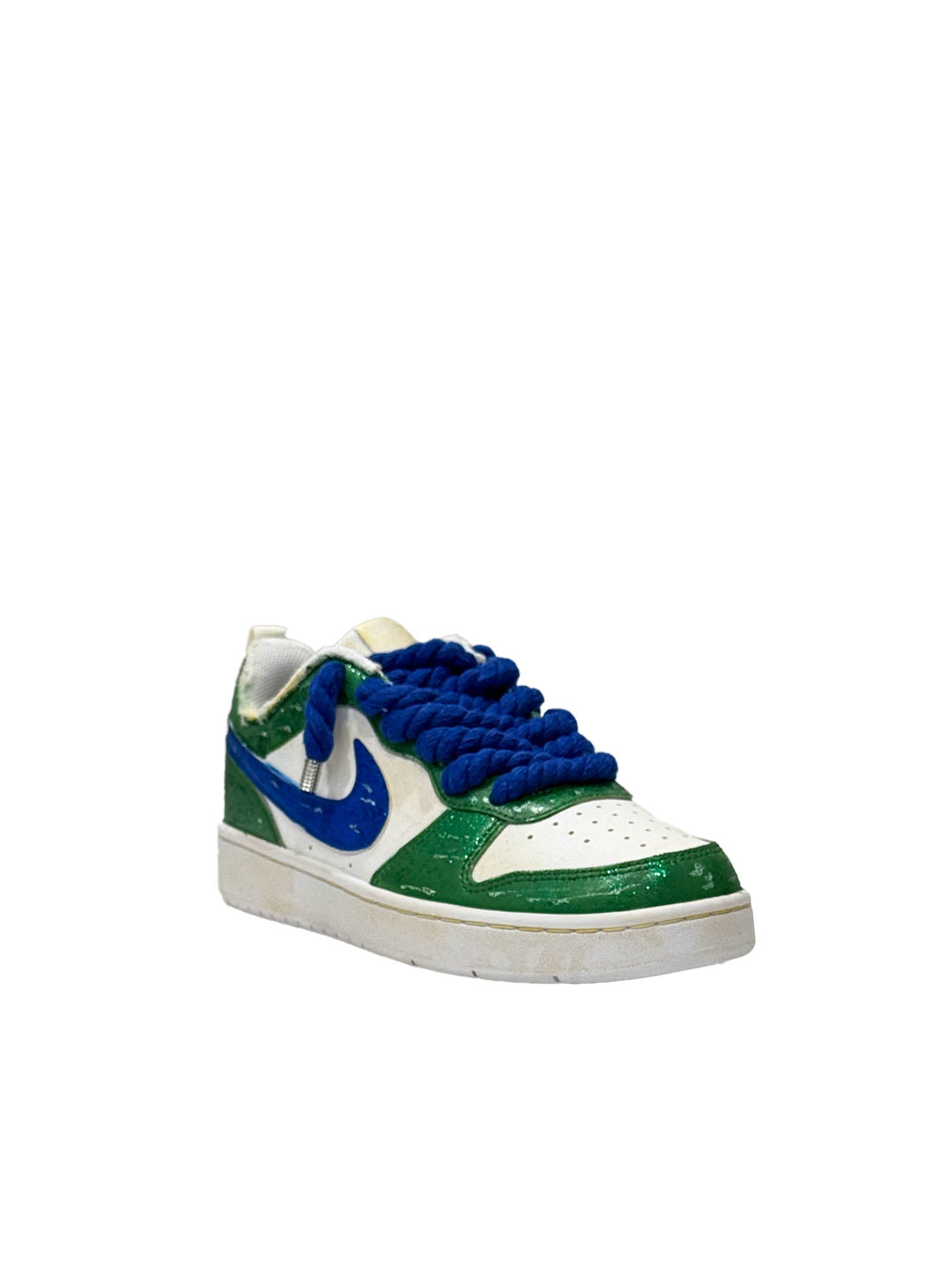 Seddys Nike Court Borough Glitter Donna Verde