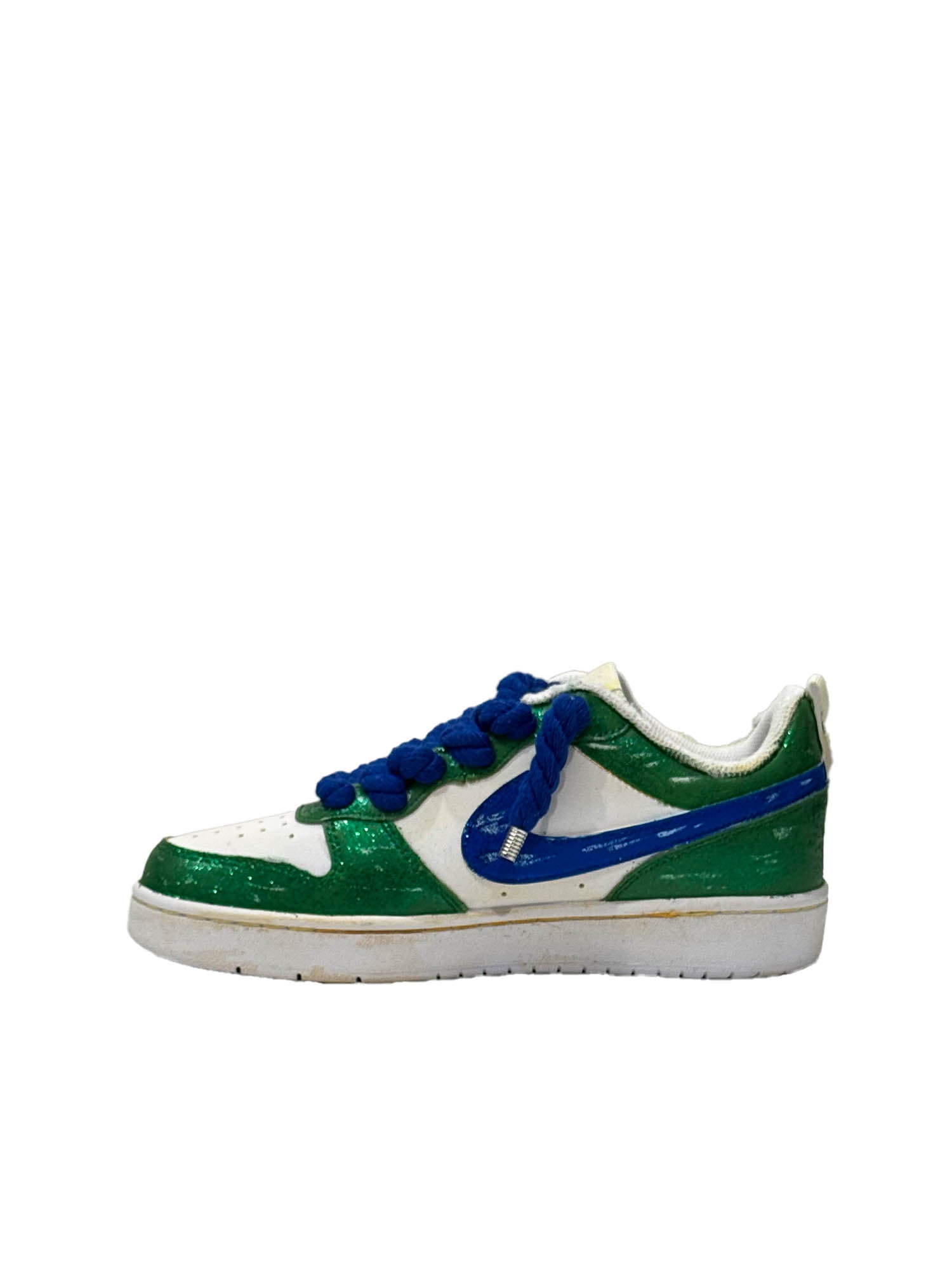 Seddys Nike Court Borough Glitter Donna Verde