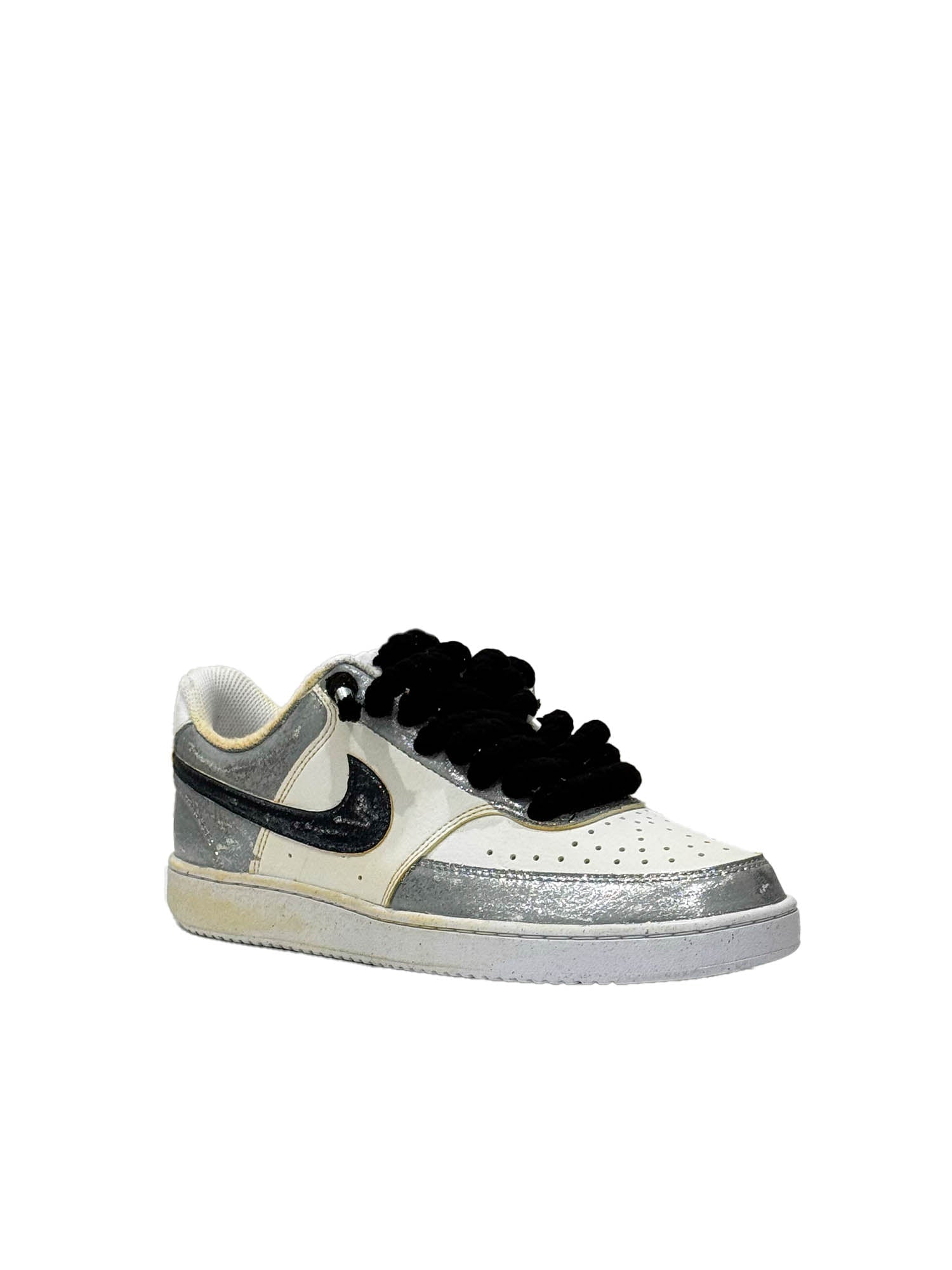 Seddys Nike Court Vision Glitter Uomo Argento