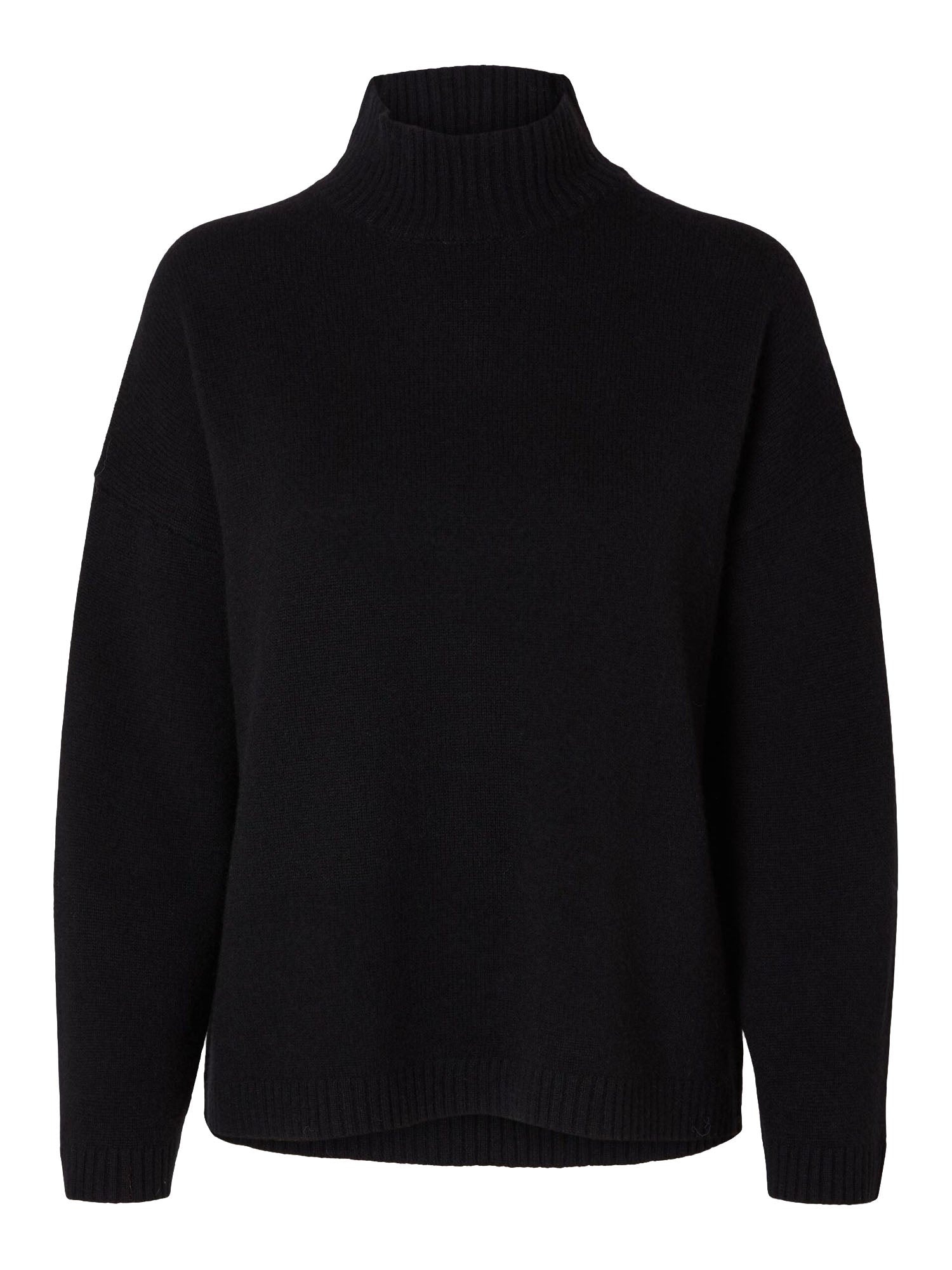 Selected Slfcille Ls Knit High Neck Nero