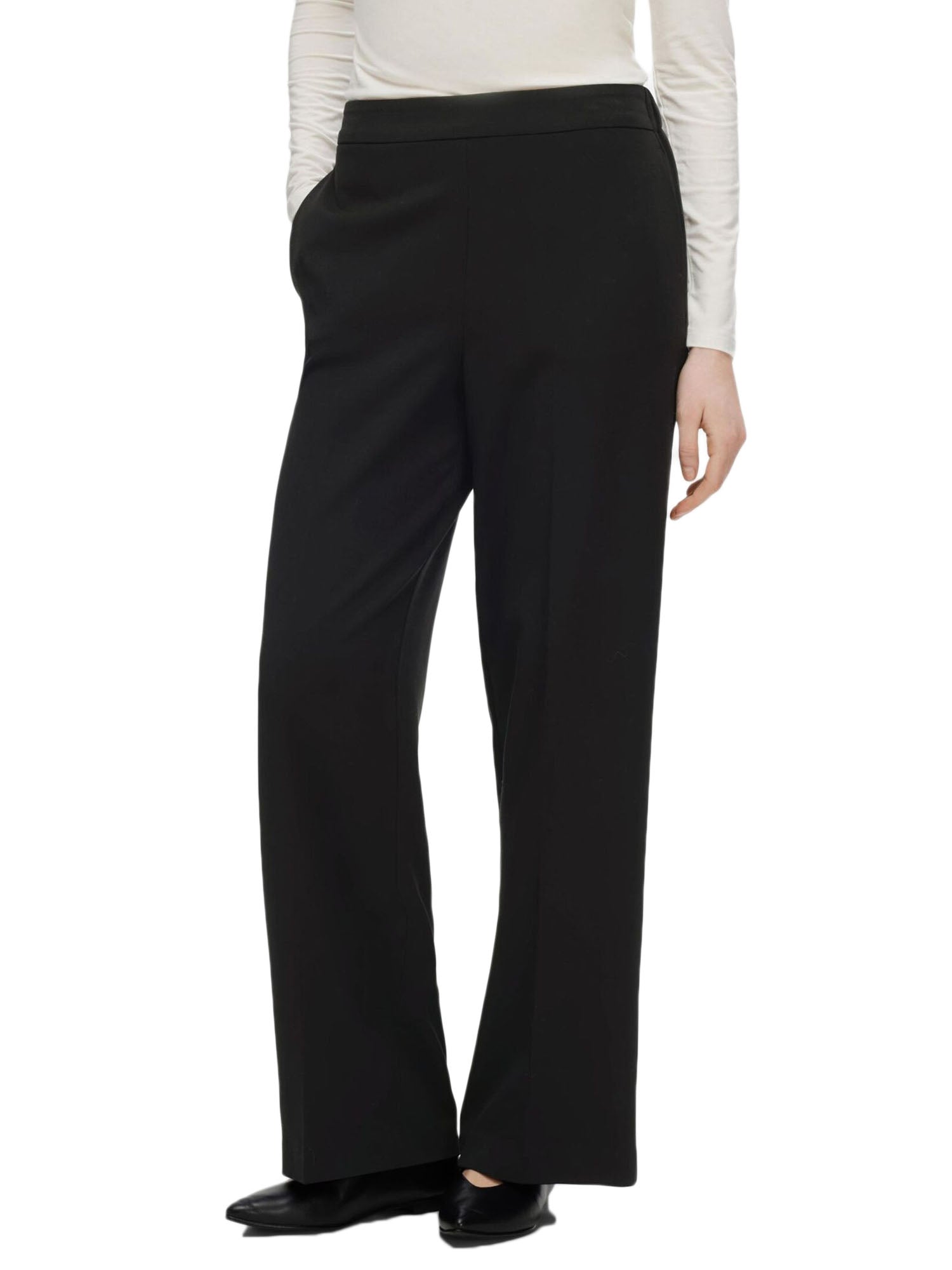 Selected Slfemma Tara Mw Wide Pant Noos Nero