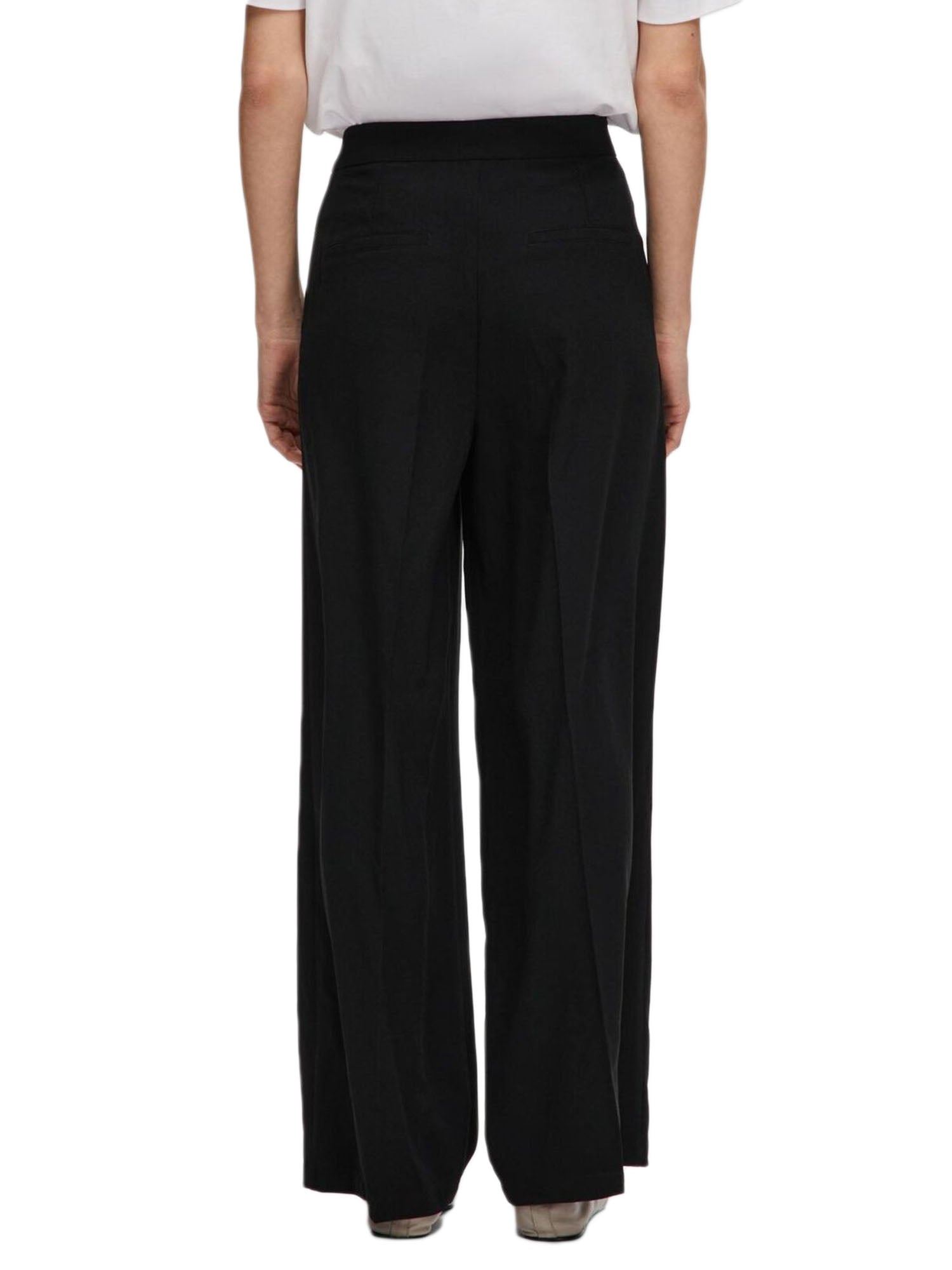 Selected Slftinni Mw Wide Pant Nero