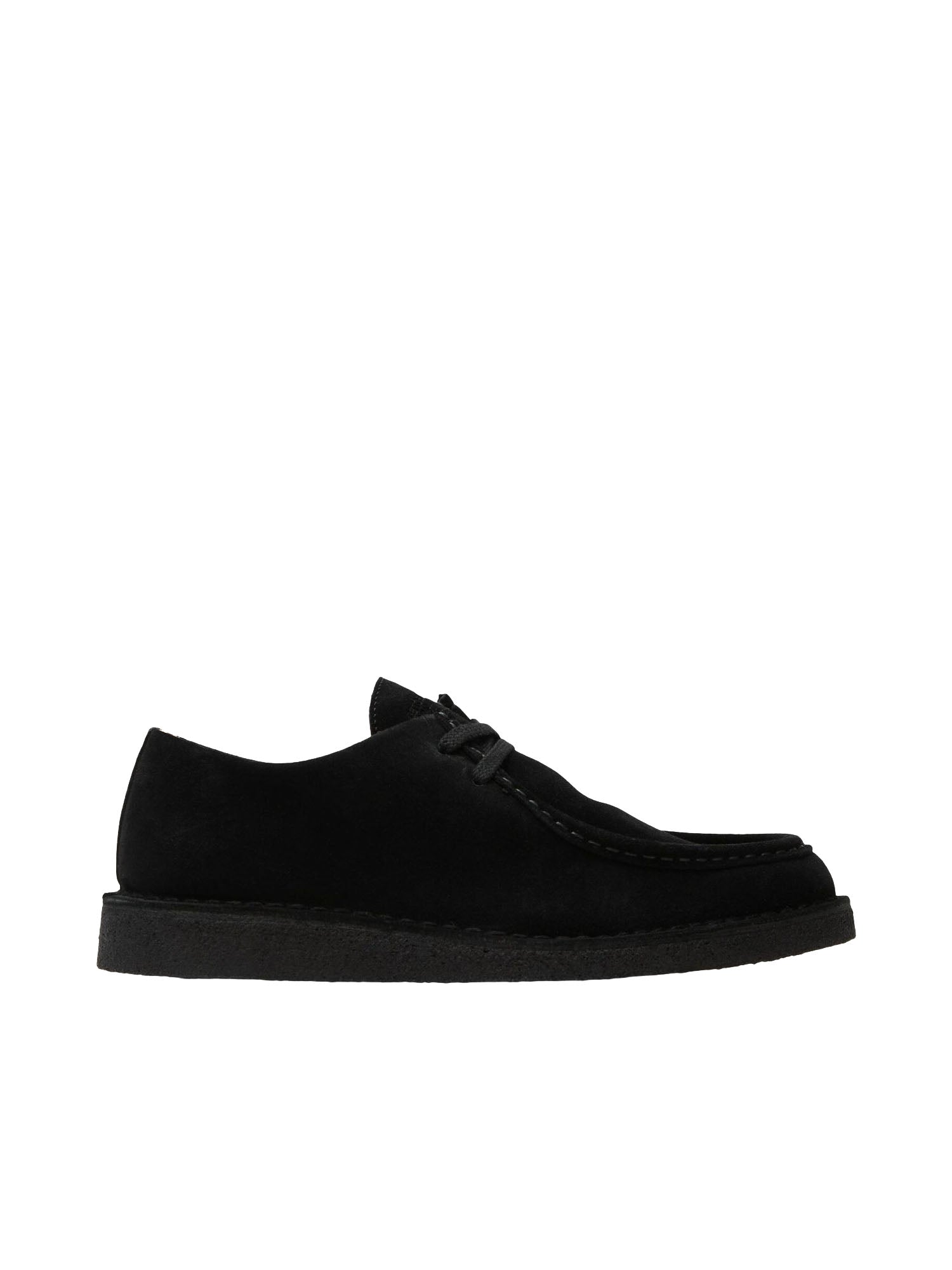 Selected Slhchristian Suede Wedge Moc Toe Nero