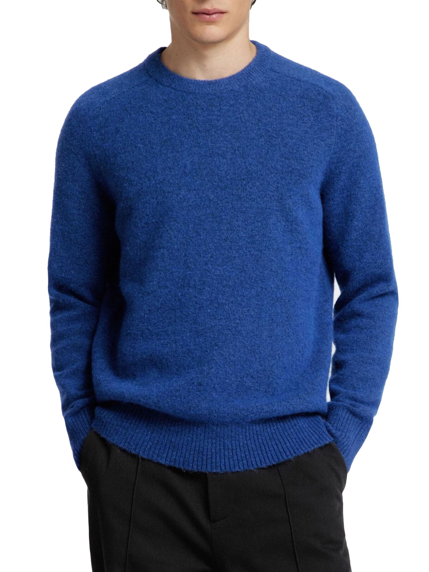 Slhrai Ls Knit Crew Neck