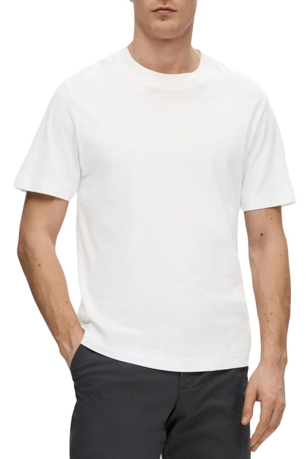 T-SHIRT Bianco Selected