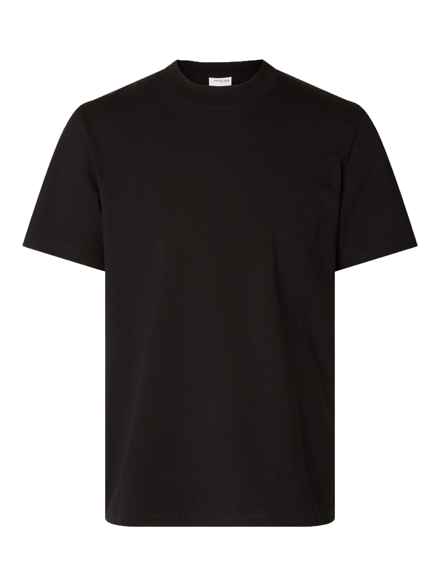 Selected Slhrory Ss O Neck Tee B Nero