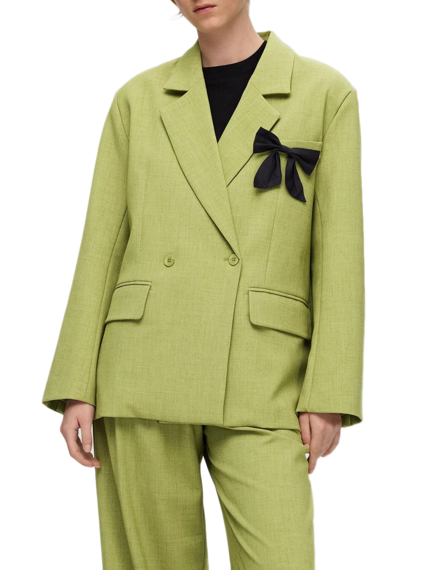 Selected Slsophie Ls Relaxed Blazer Verde