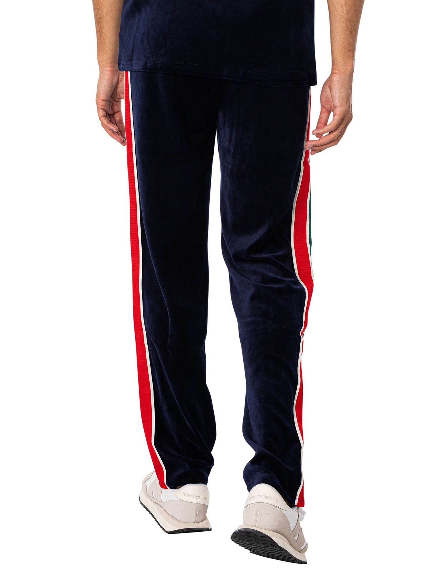 Sergio Tacchini Spencer Velour Trackpants Blu