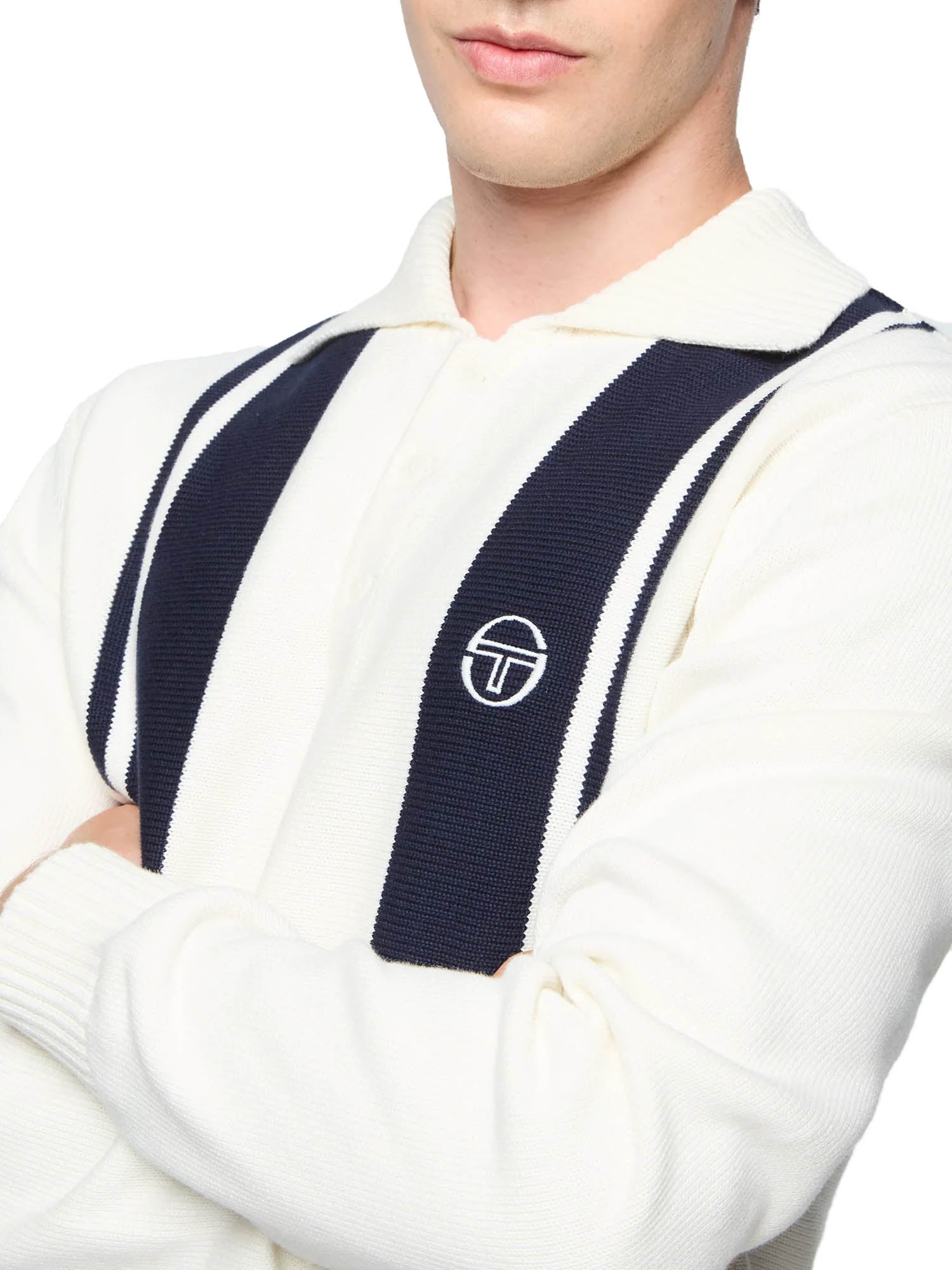 Sergio Tacchini Young Line Knit Polo Bianco