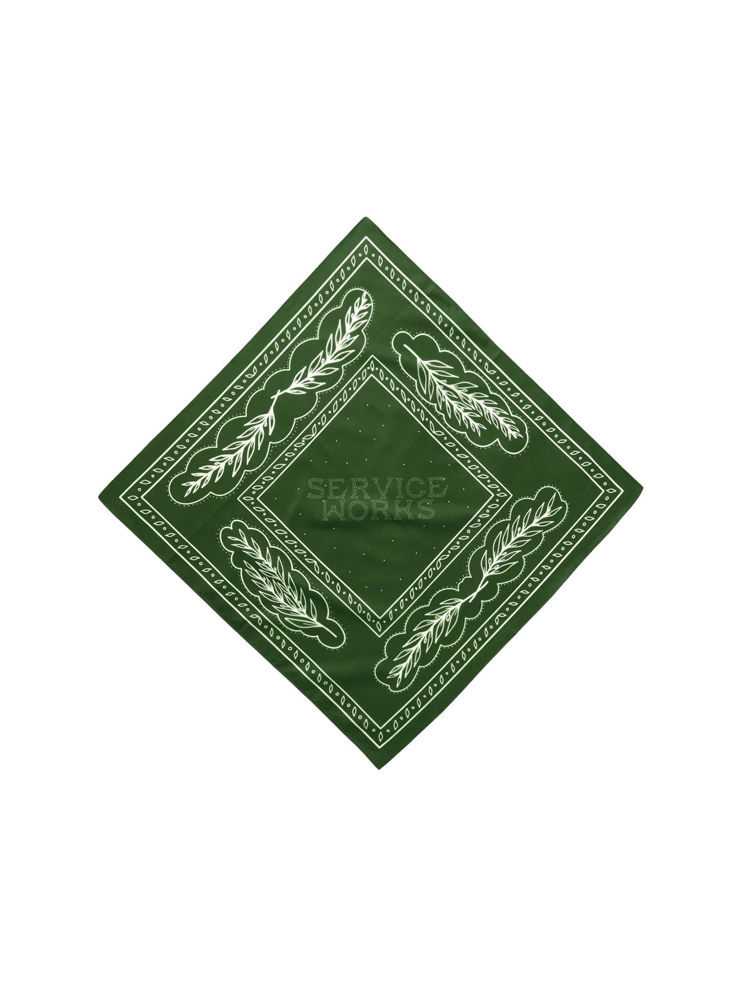 Service Works Olive Branch Bandana Verde