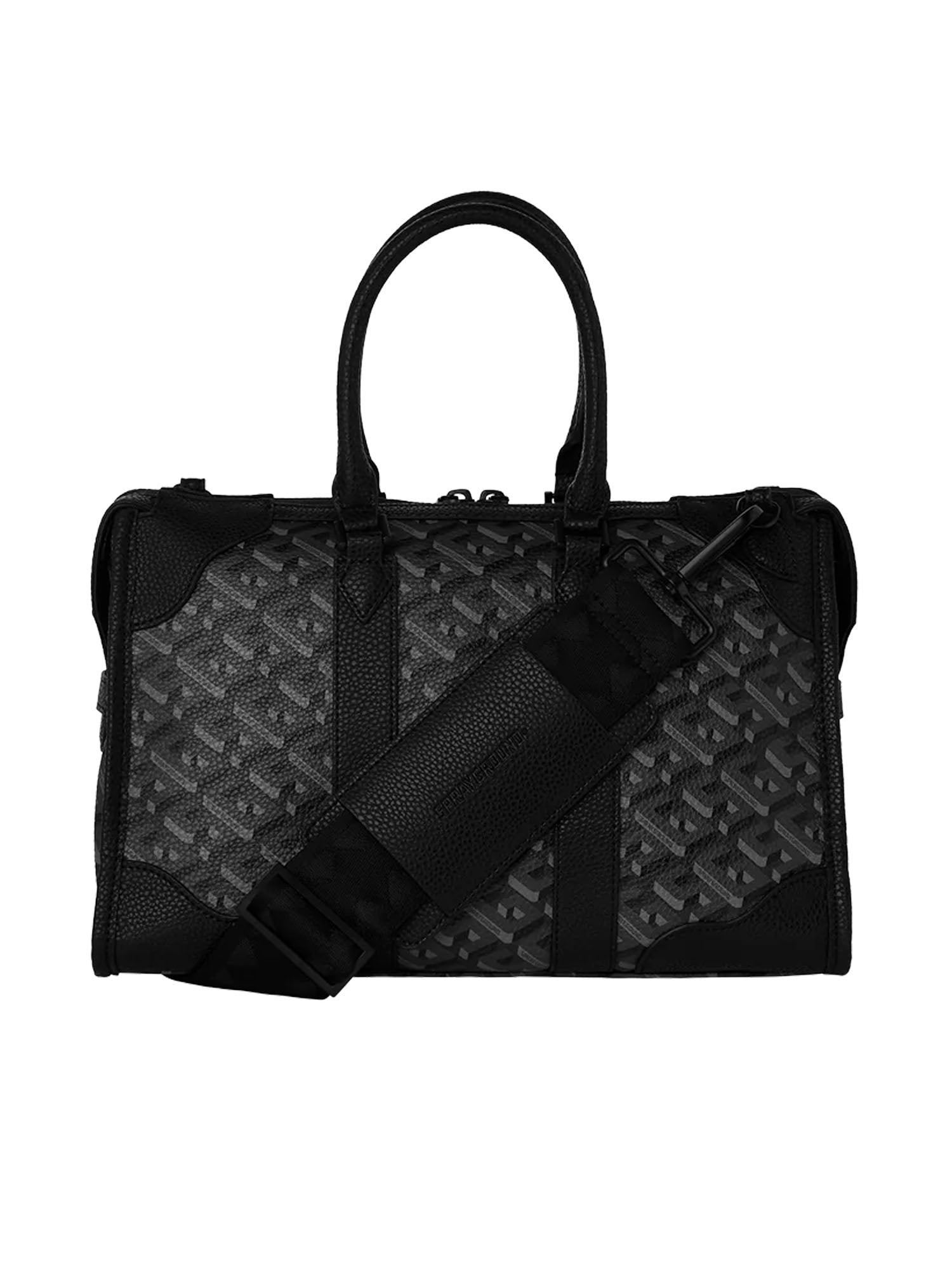 Sprayground 3Dsg Blackout Mini Triangle Duffle Nero