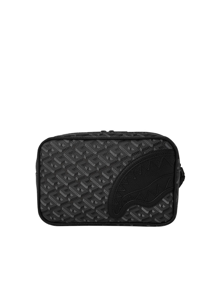 Sprayground 3Dsg Blackout Toiletry Brick Nero