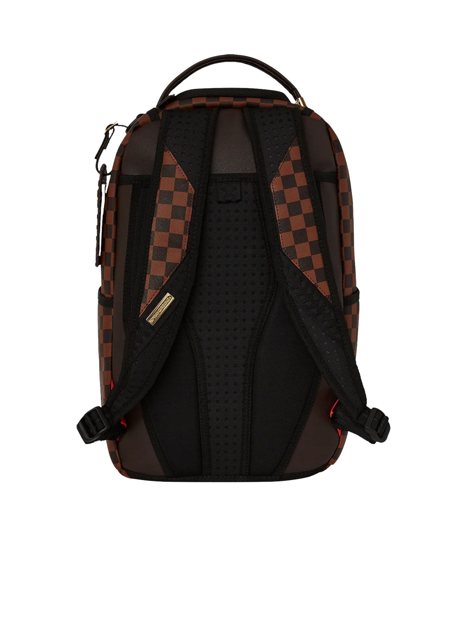 Sprayground Core Emboss Check Backpack Marrone