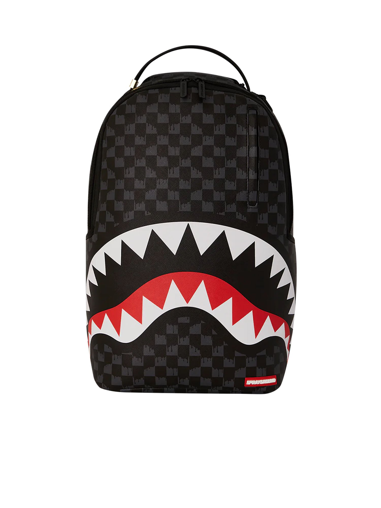 Sprayground Drip Check Shark Nero