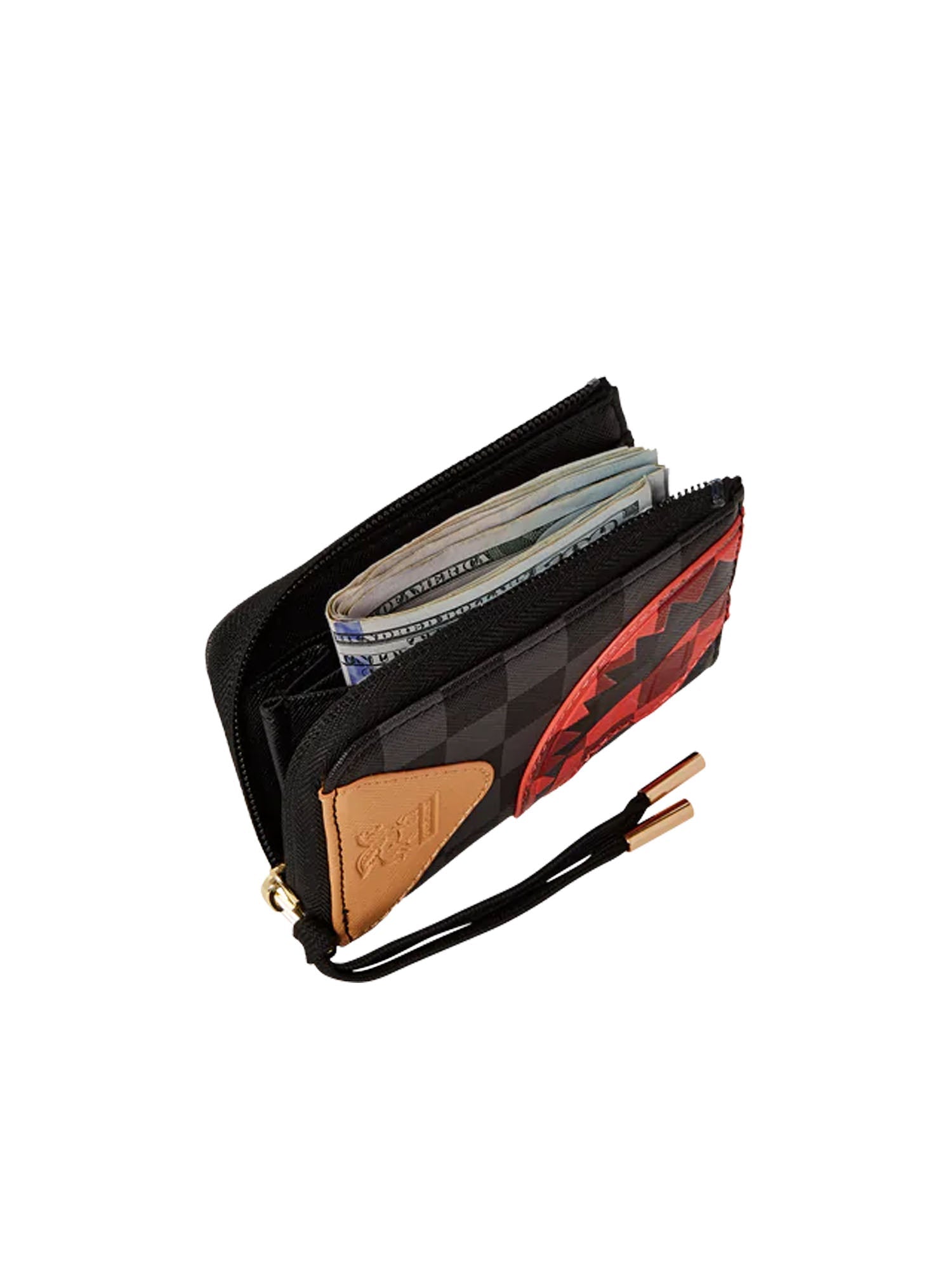 Sprayground Evil Triple Decker Wallet Nero