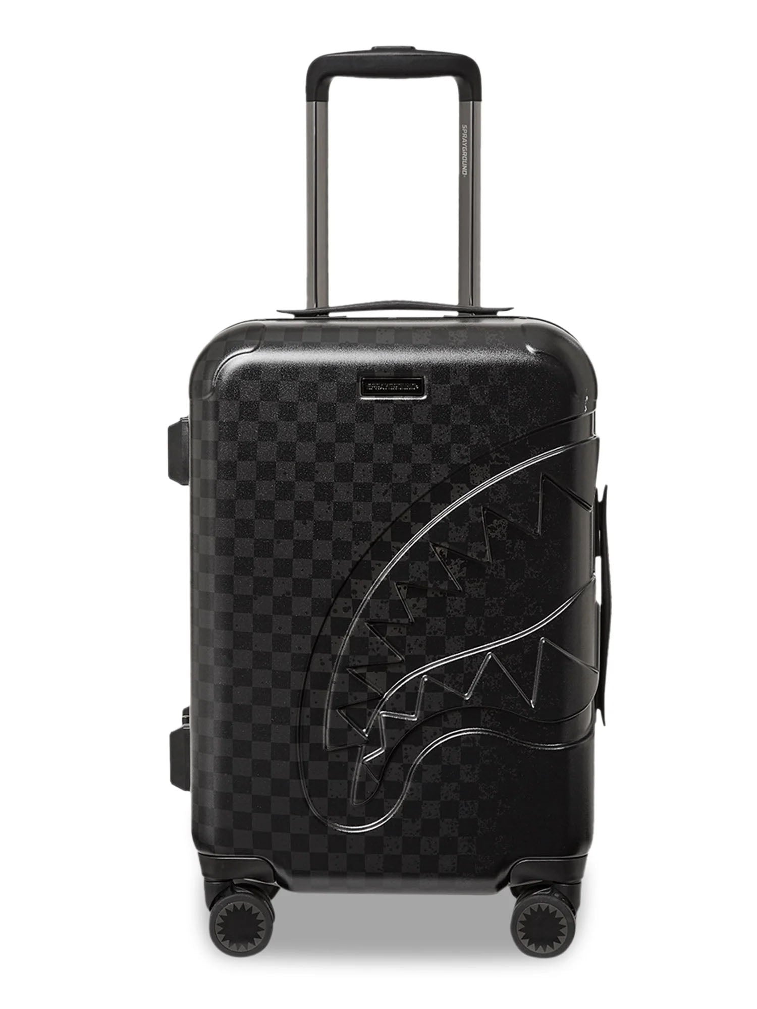 Sprayground Half Spritz Check Carry On Luggage Nero