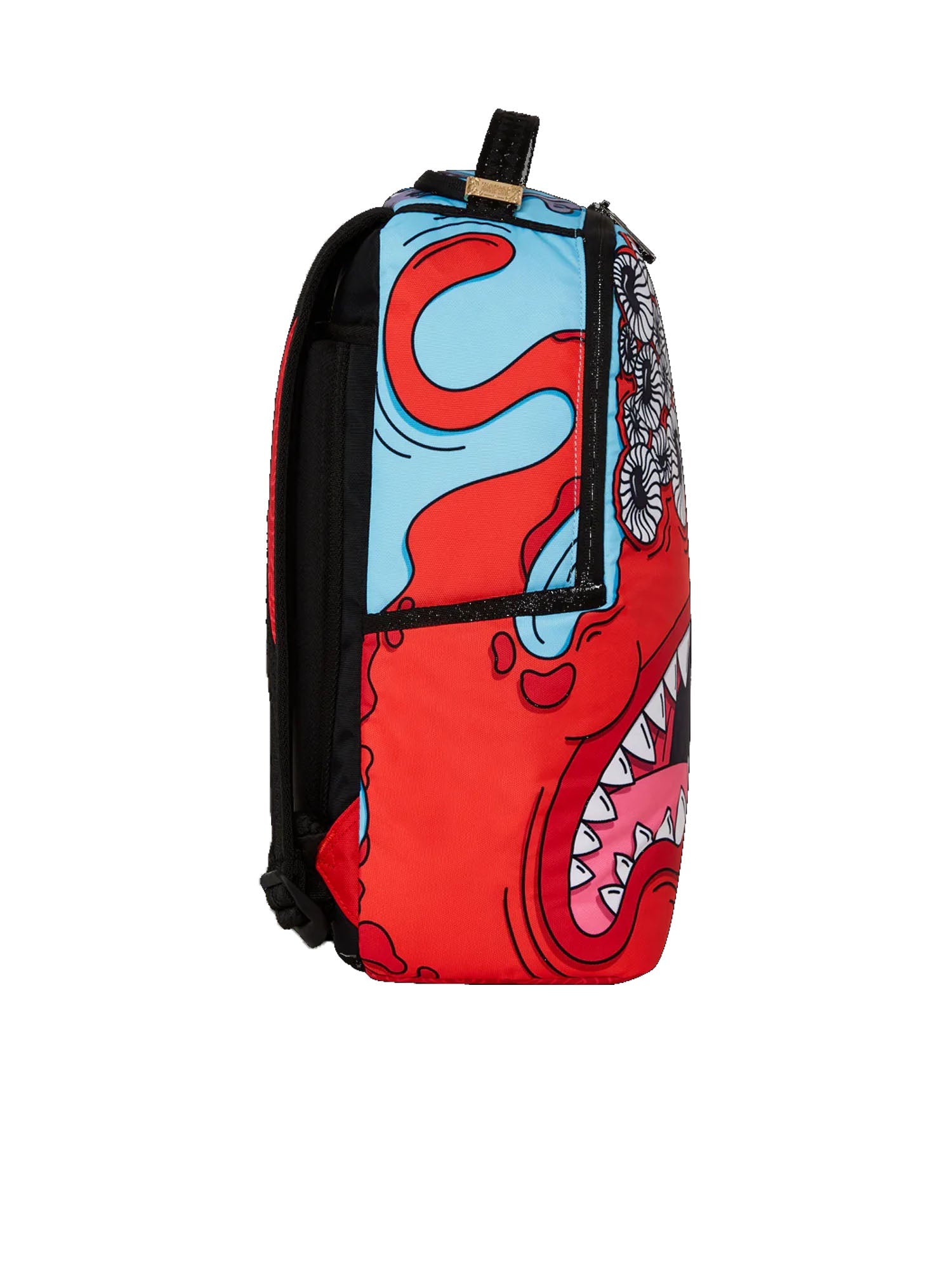 Sprayground Jorge Rodriguez Many Eyed Red Monster Backpack Multicolore