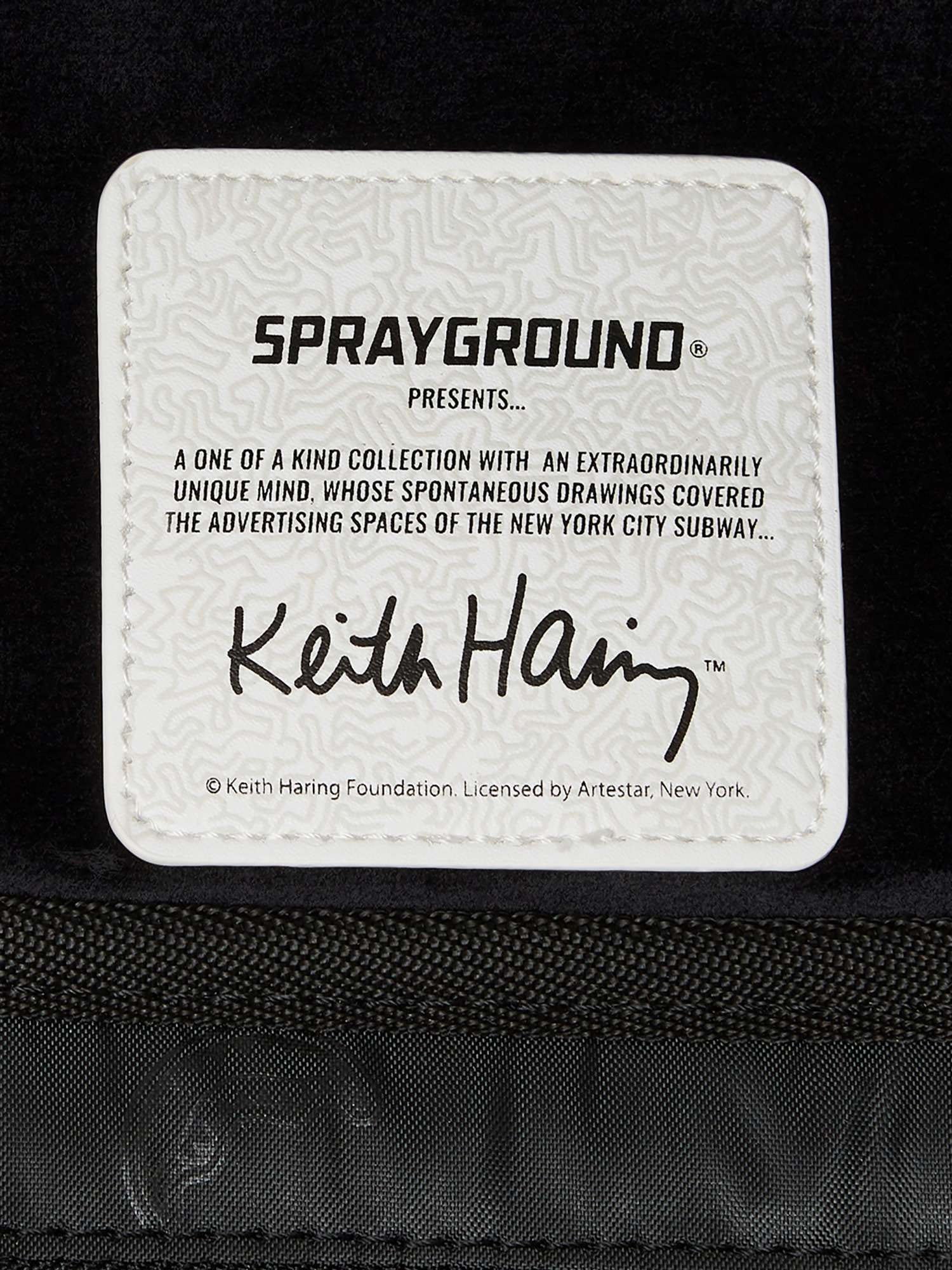 Sprayground Keith Harring 3 Backpack Nero