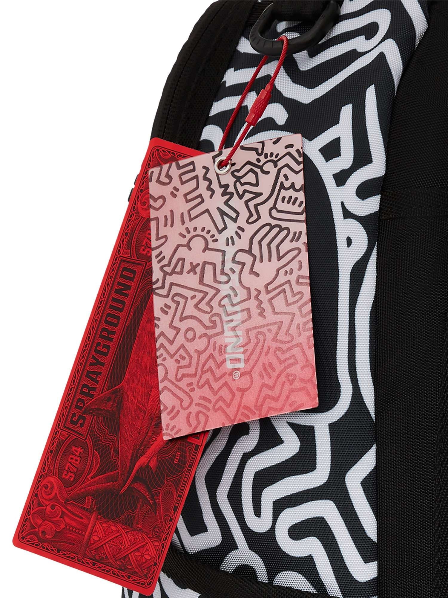 Sprayground Keith Harring 3 Backpack Nero