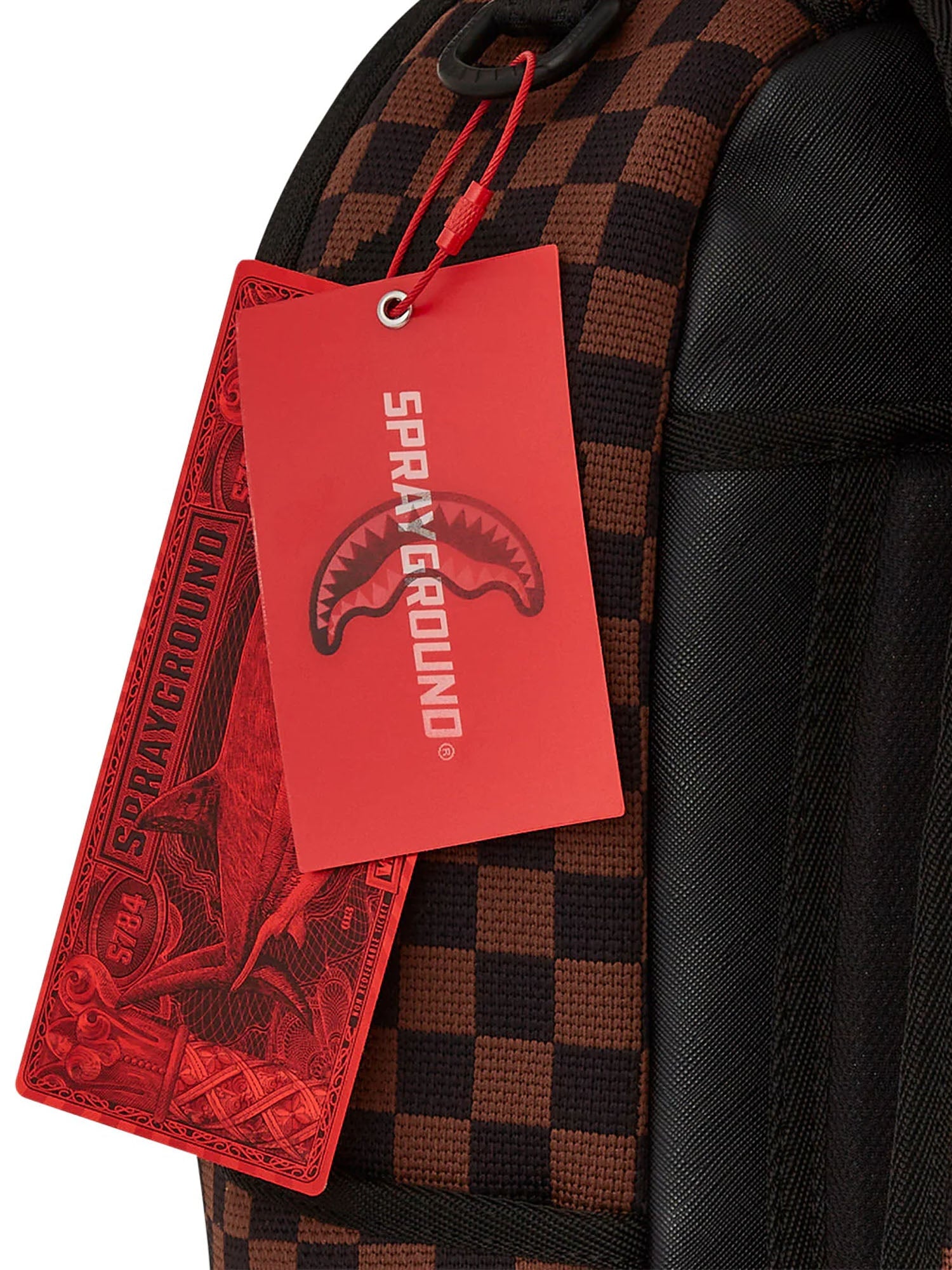 Sprayground Knit Sharks In Paris 2.0 Backpack Marrone