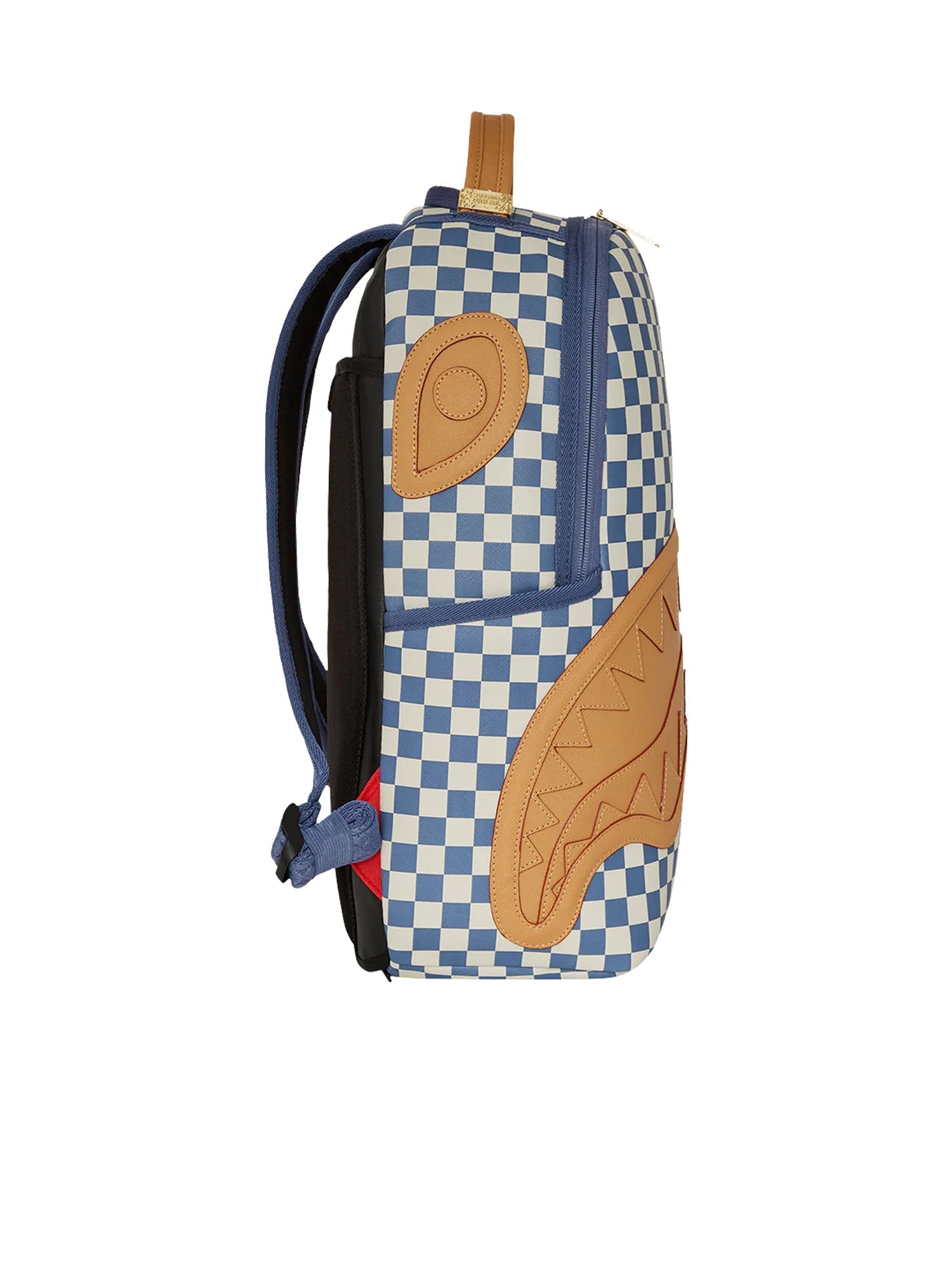 Sprayground Letter Checker Backpack Blu