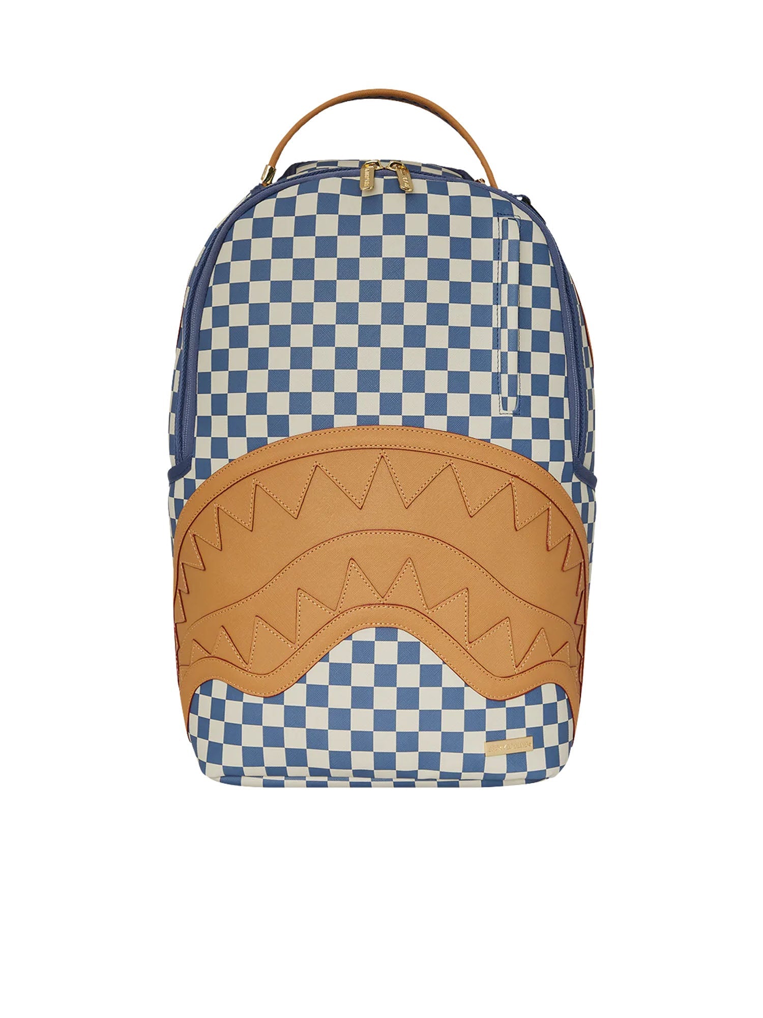 Sprayground Letter Checker Backpack Blu