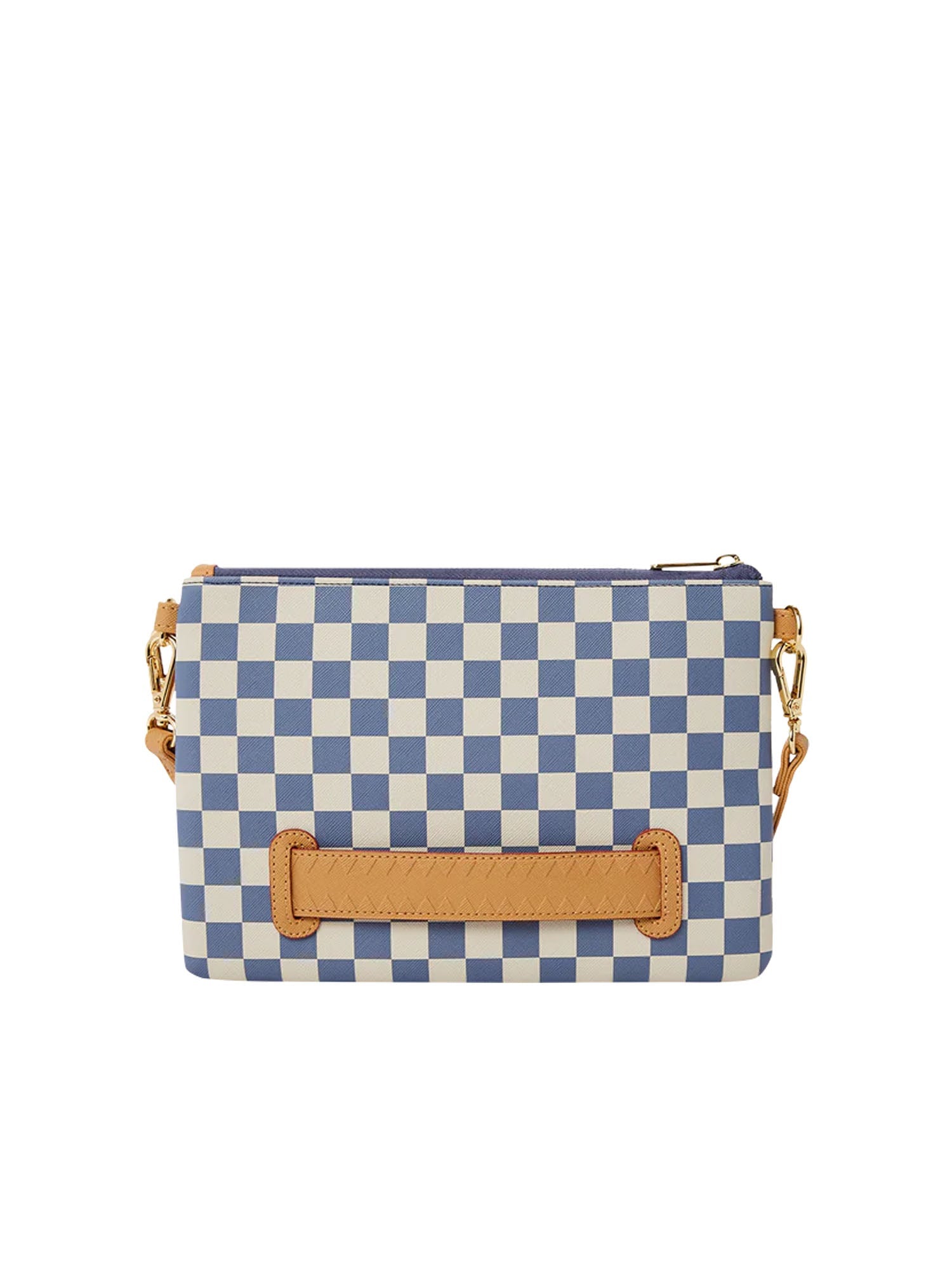 Sprayground Letter Checker Pochette Blu