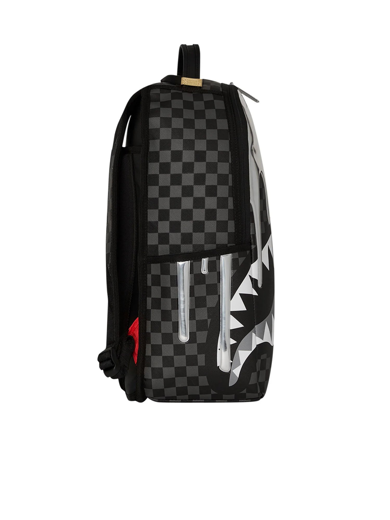 Sprayground Metallic Drips Backpack Grigio