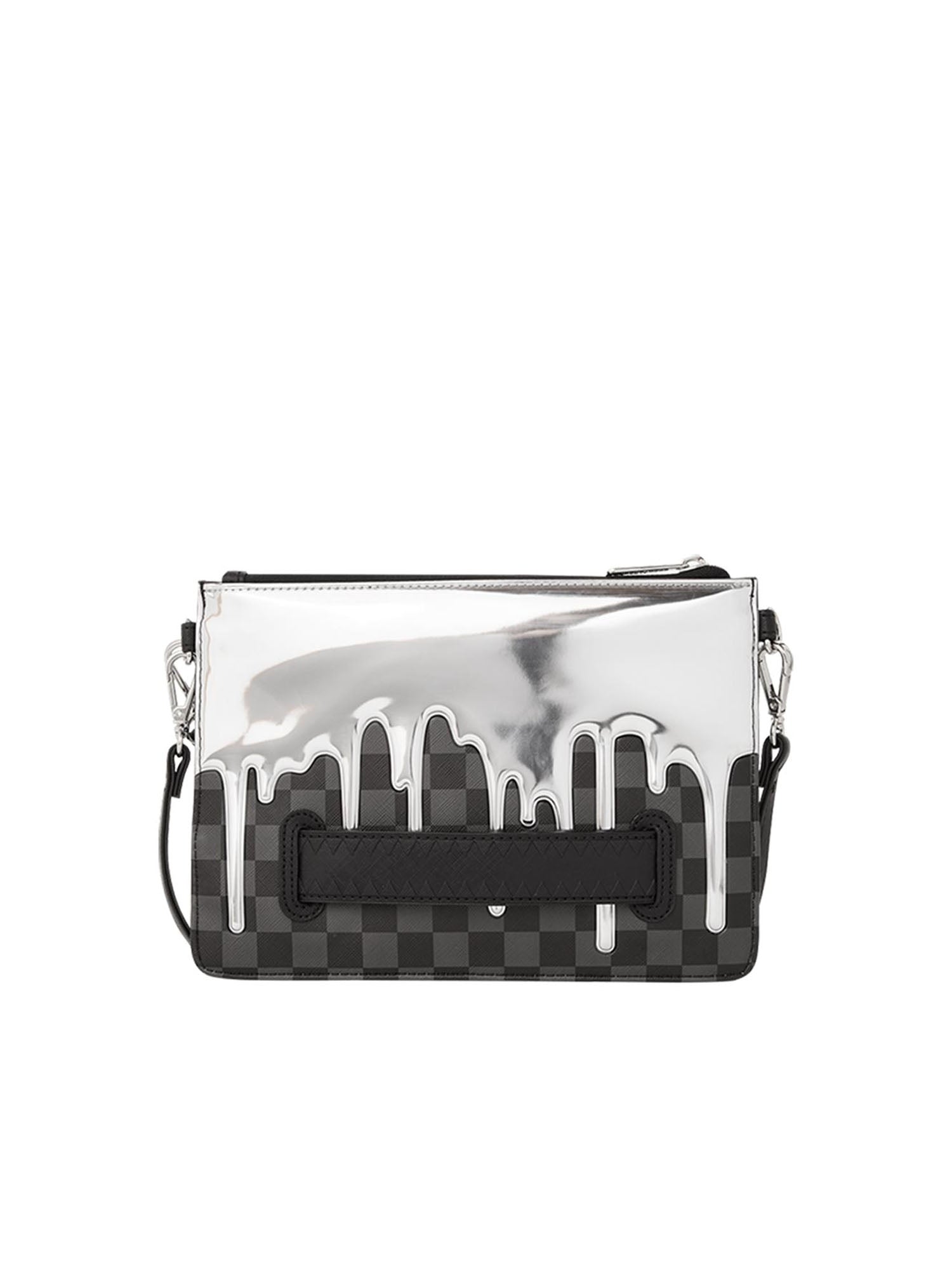 Sprayground Metallic Drips Pochette Nero