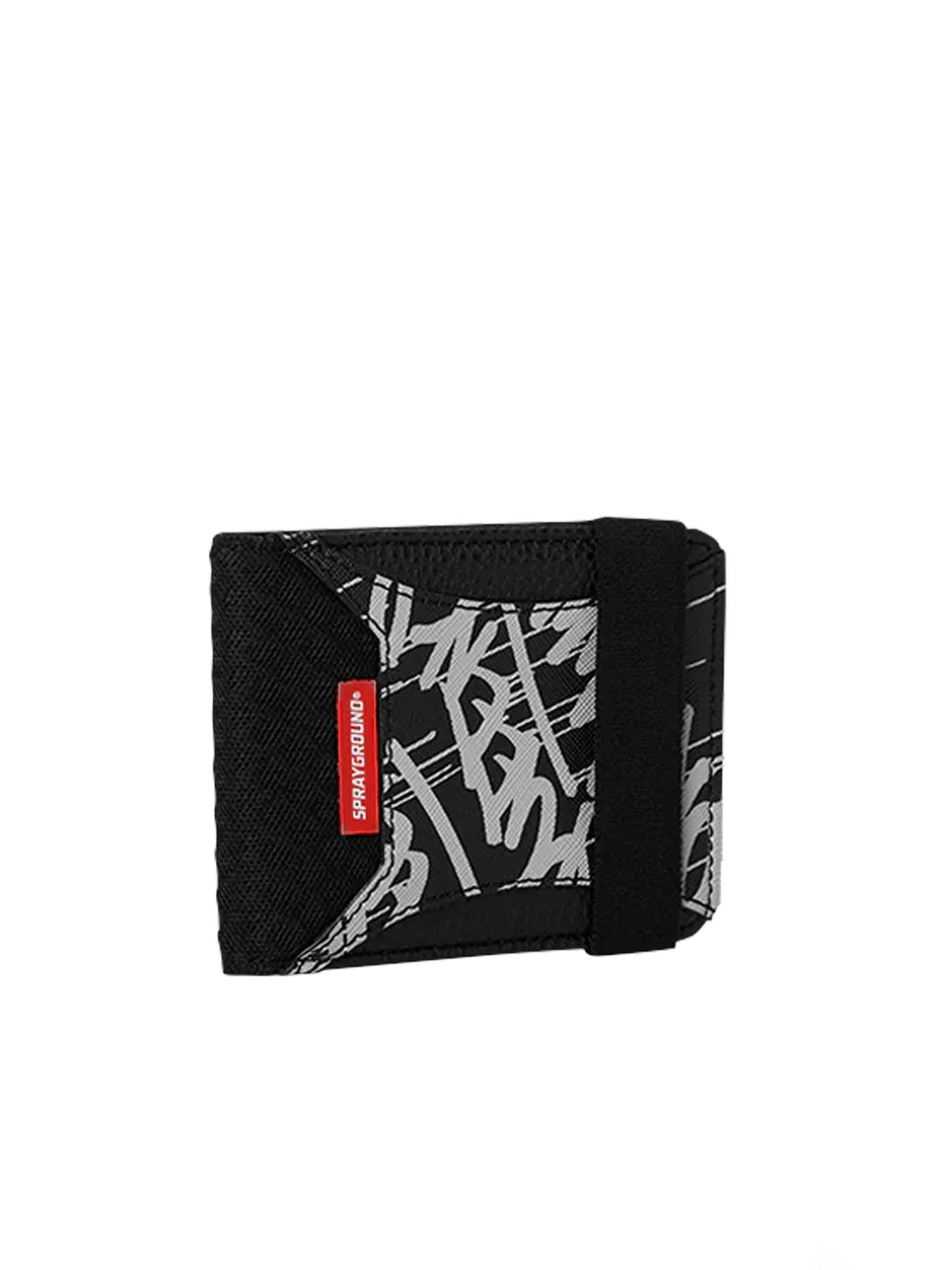 Sprayground Midnight Raceway Graffiti Wallet Nero