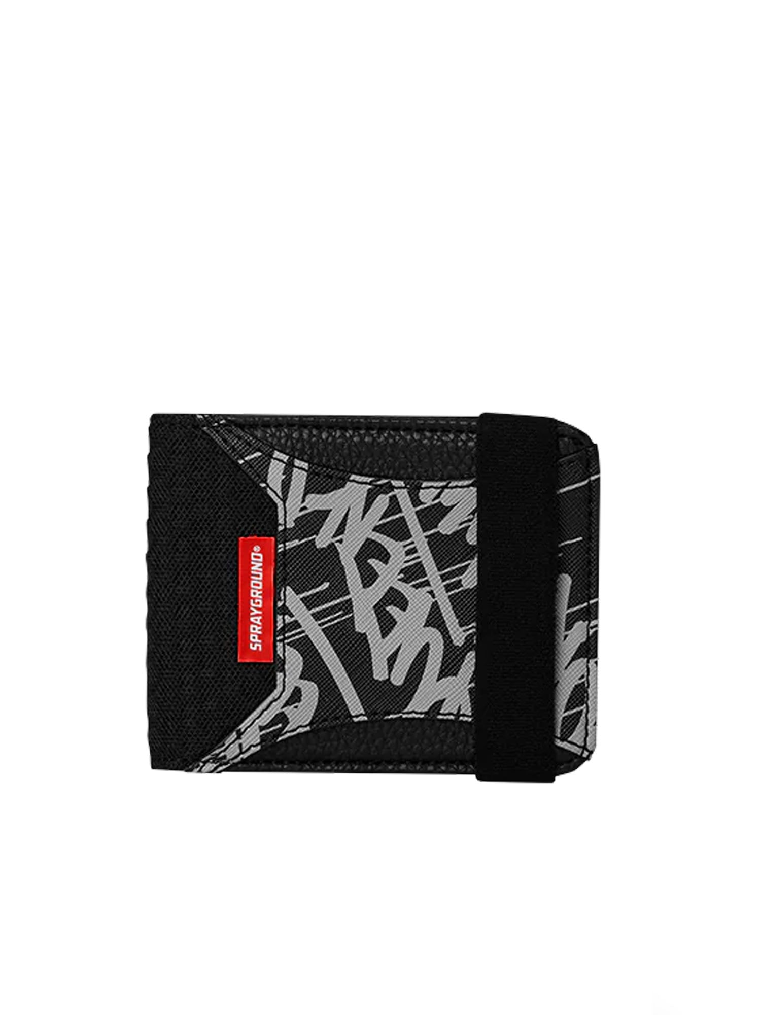 Sprayground Midnight Raceway Graffiti Wallet Nero