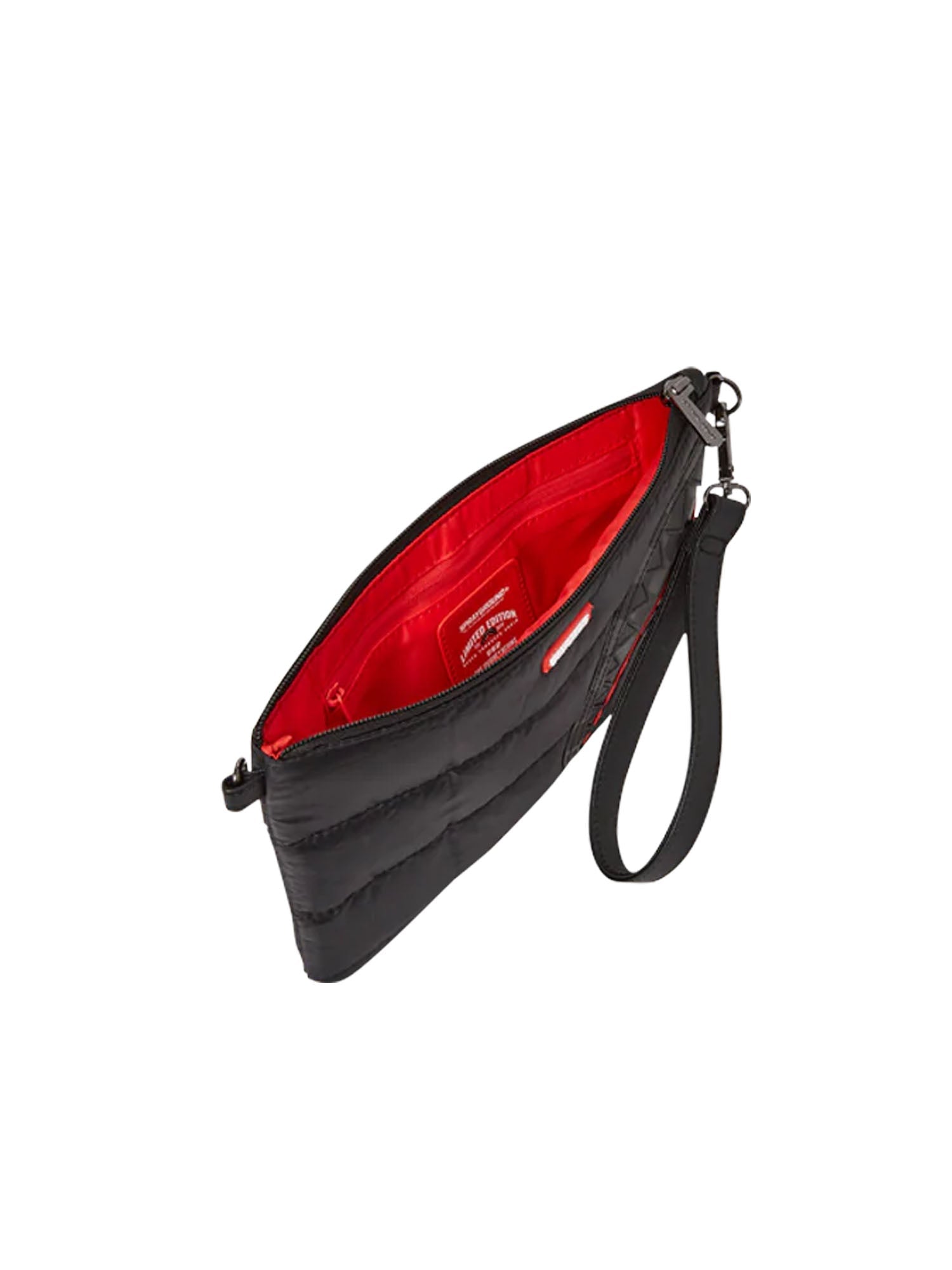 Sprayground Puffer Check Pochette Nero