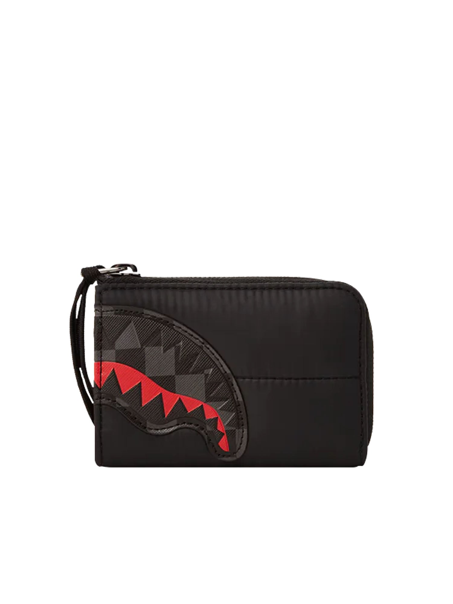 Sprayground Puffer Check Wallet Nero