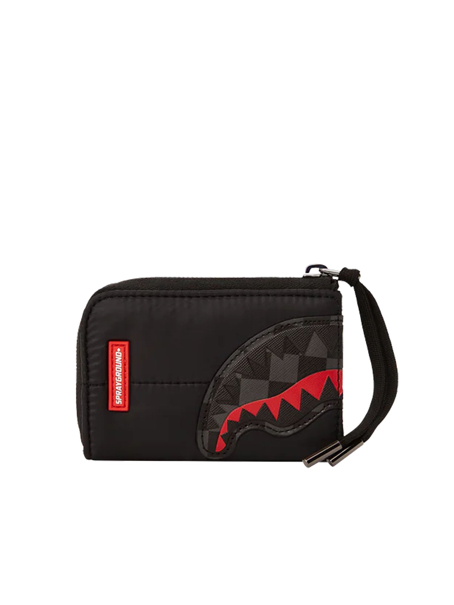 Sprayground Puffer Check Wallet Nero