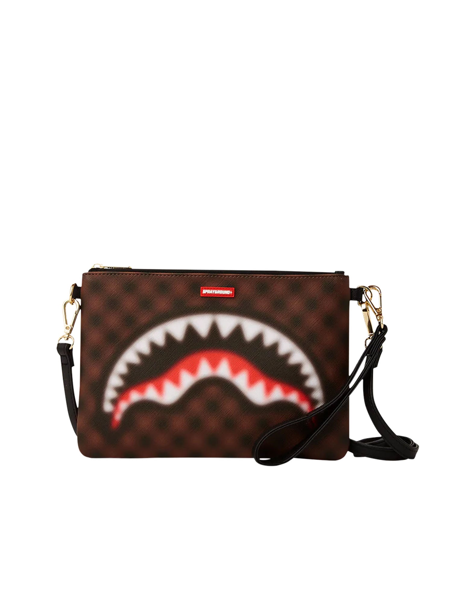 Sprayground Sharks In Paris Blur Pochette Marrone