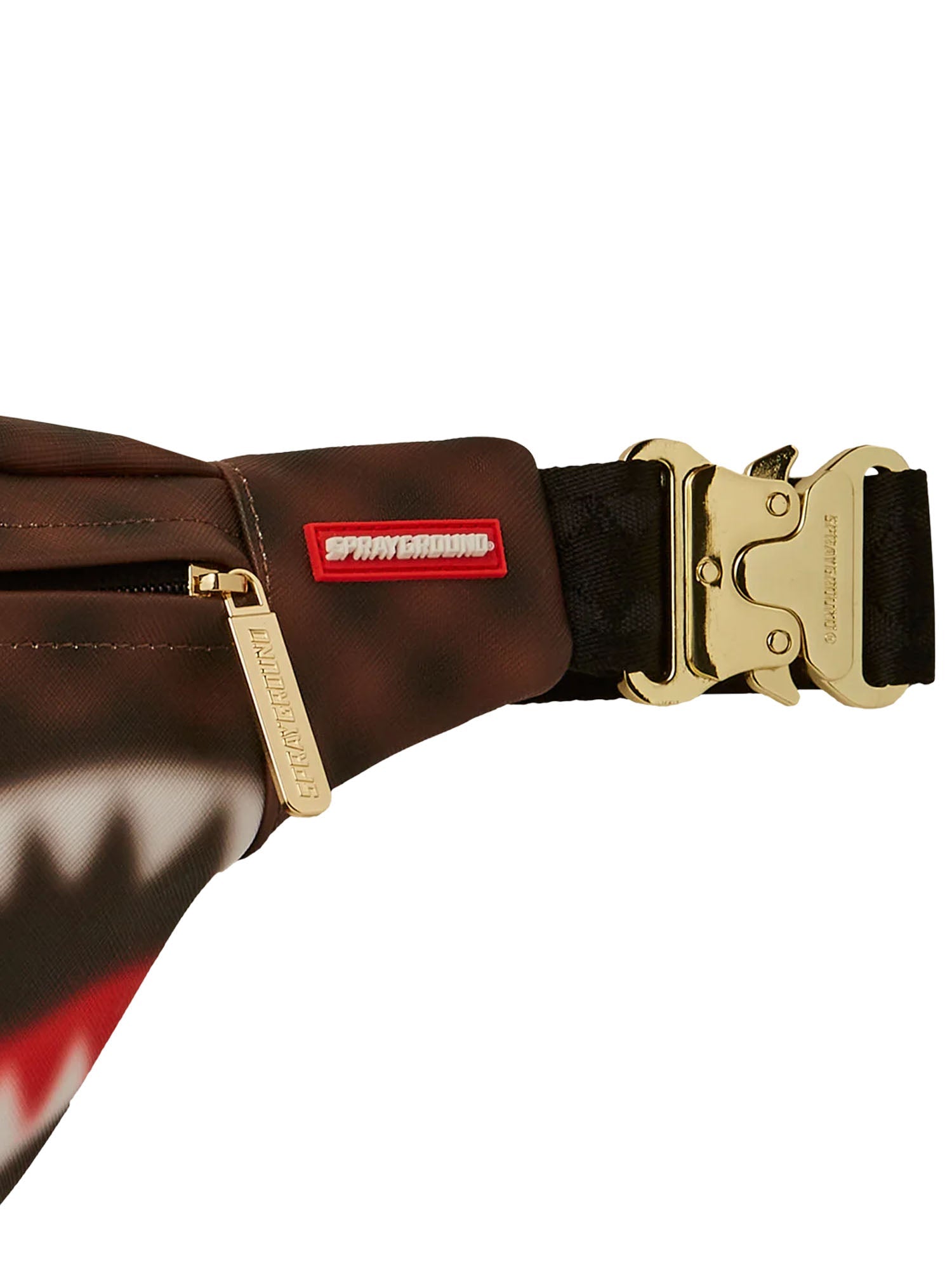 Sprayground Sharks In Paris Blur Savvy Crossbody Marrone