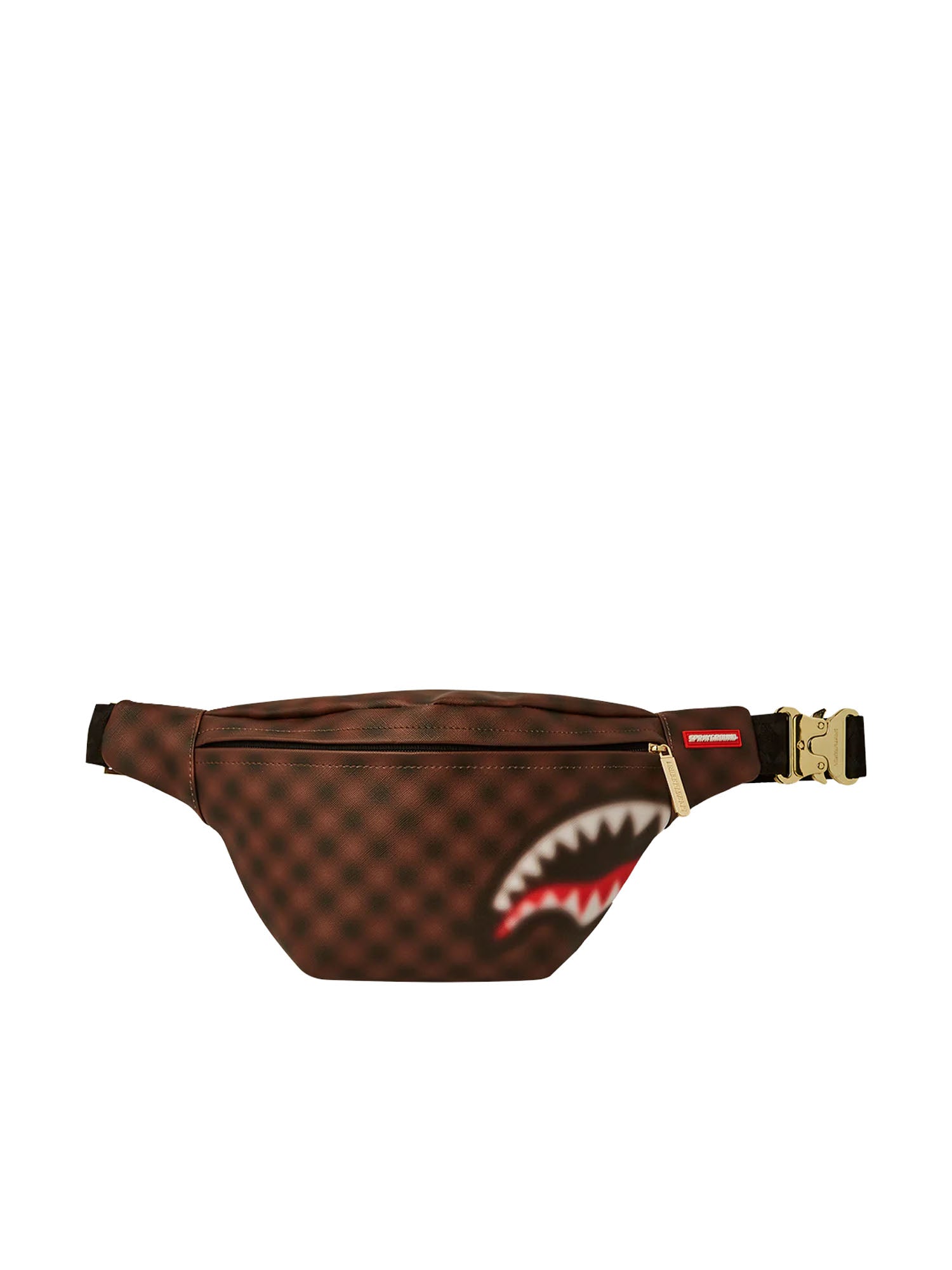 Sprayground Sharks In Paris Blur Savvy Crossbody Marrone